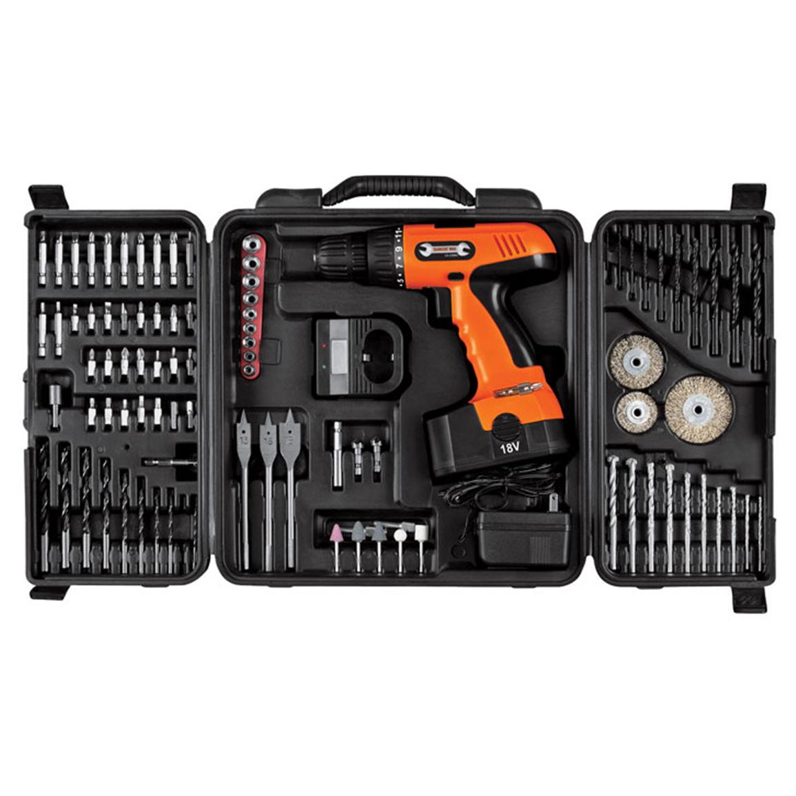 Trademark® 89-Pc. 18V Cordless Drill Set - 215095, Power Tools at ...