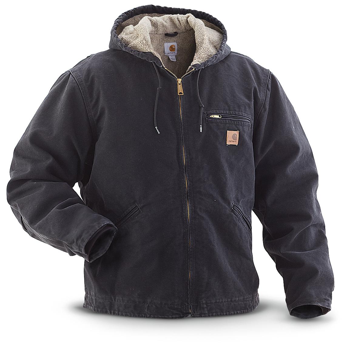 Carhartt Hooded Sandstone Sierra Jacket - 215190, Insulated Jackets ...