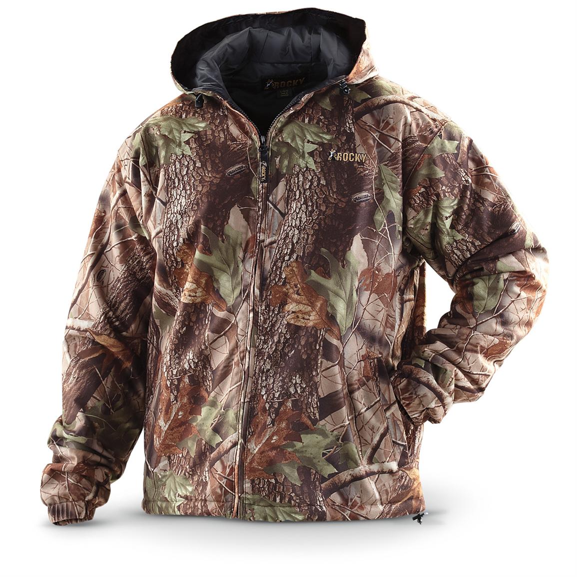 Rocky® Waterproof, breathable Hooded Camo Jacket - 215303, Camo Jackets ...