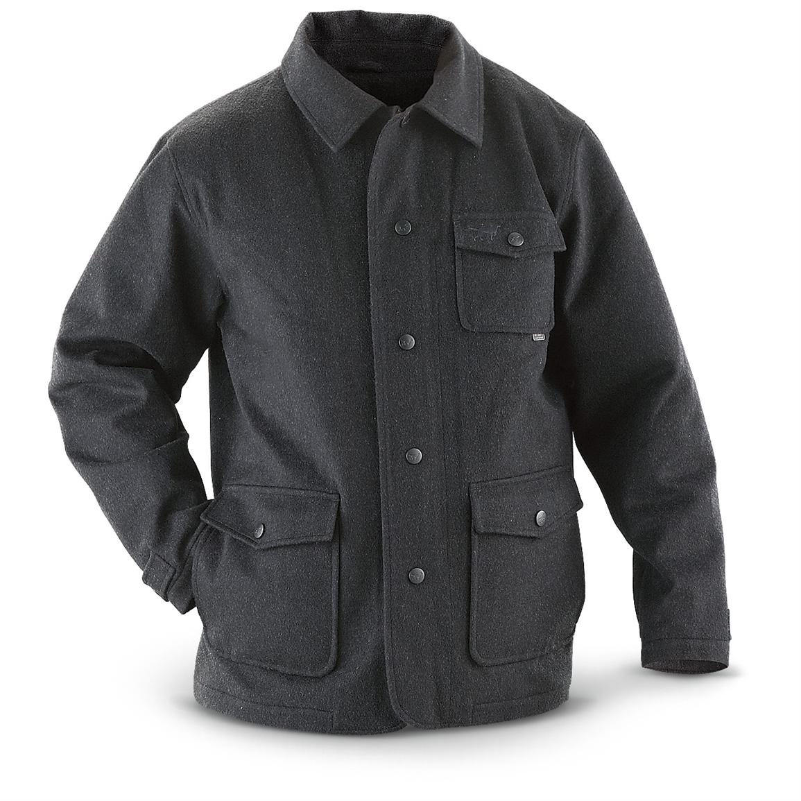 Irish Setter® Watkins Wool Field Jacket, Charcoal - 215306, Insulated ...