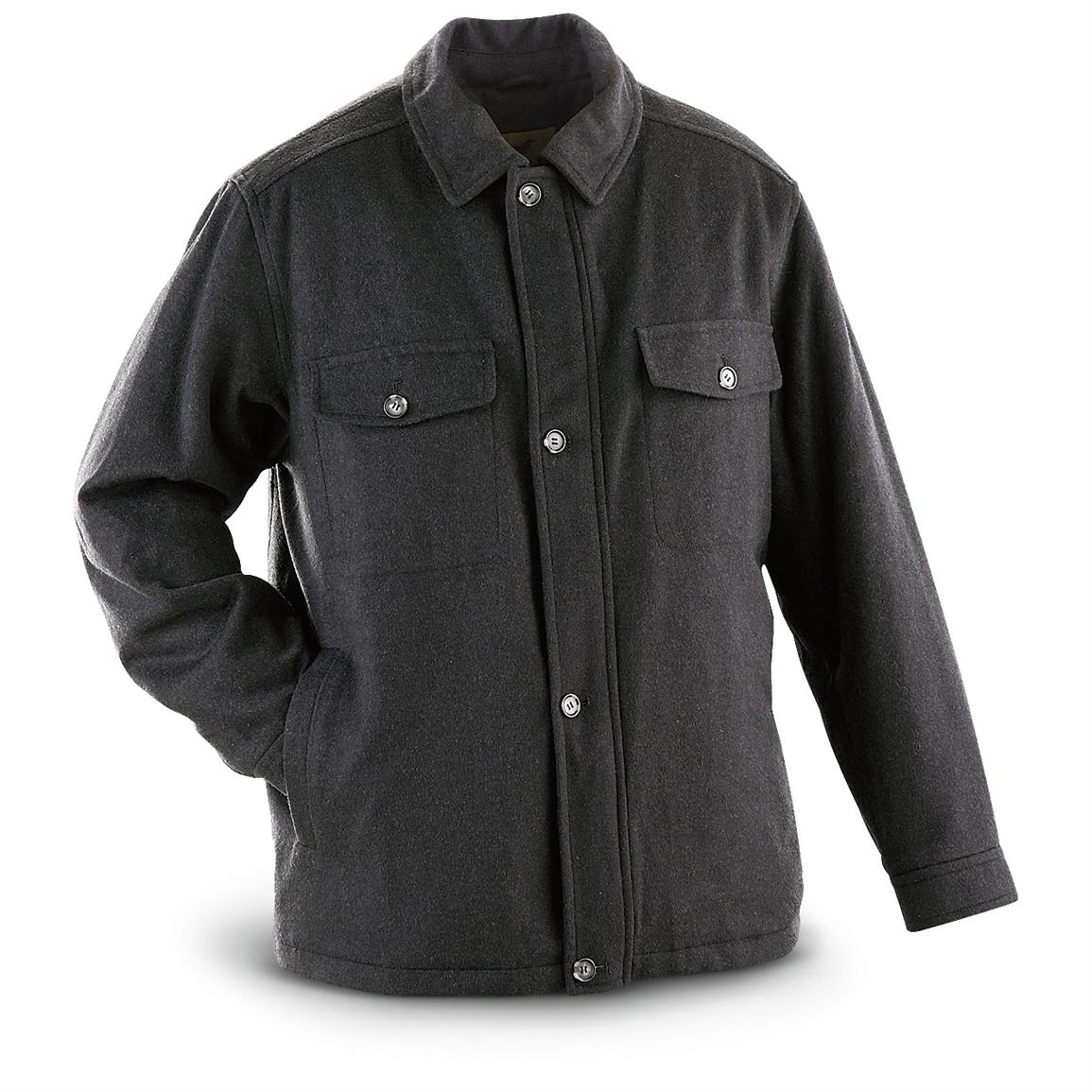 Irish Setter® Watkins Wool Field Jacket, Charcoal - 215306, Insulated ...