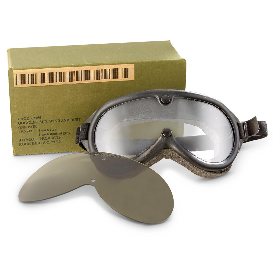 New U S Military Surplus Ballistic Tactical Goggles 215535 Military Eyewear At Sportsman S Guide