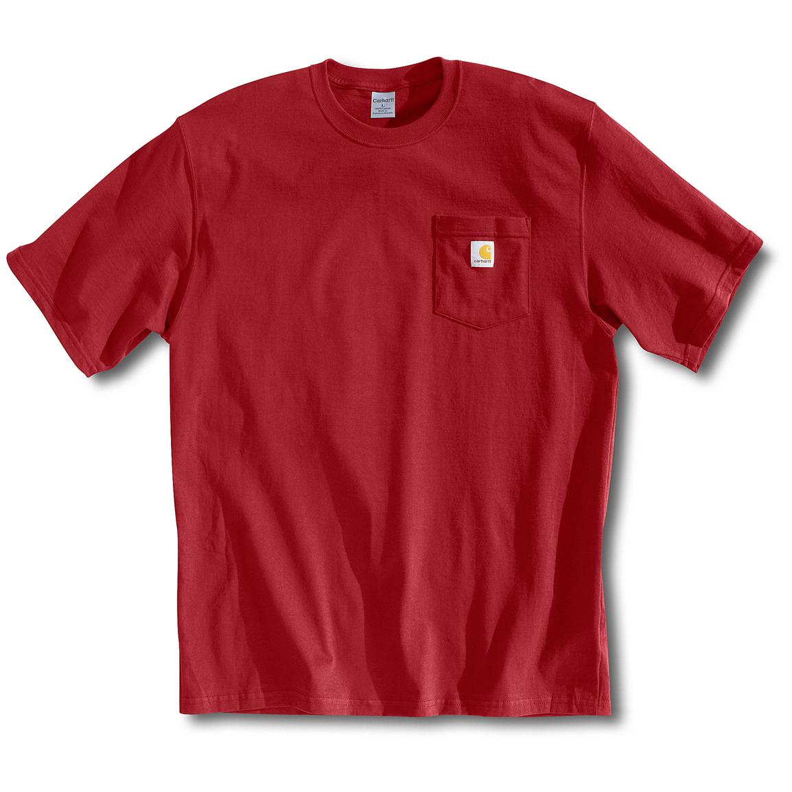 Men's Carhartt® Workwear Short - sleeve Pocket T - shirt - 215684, T ...