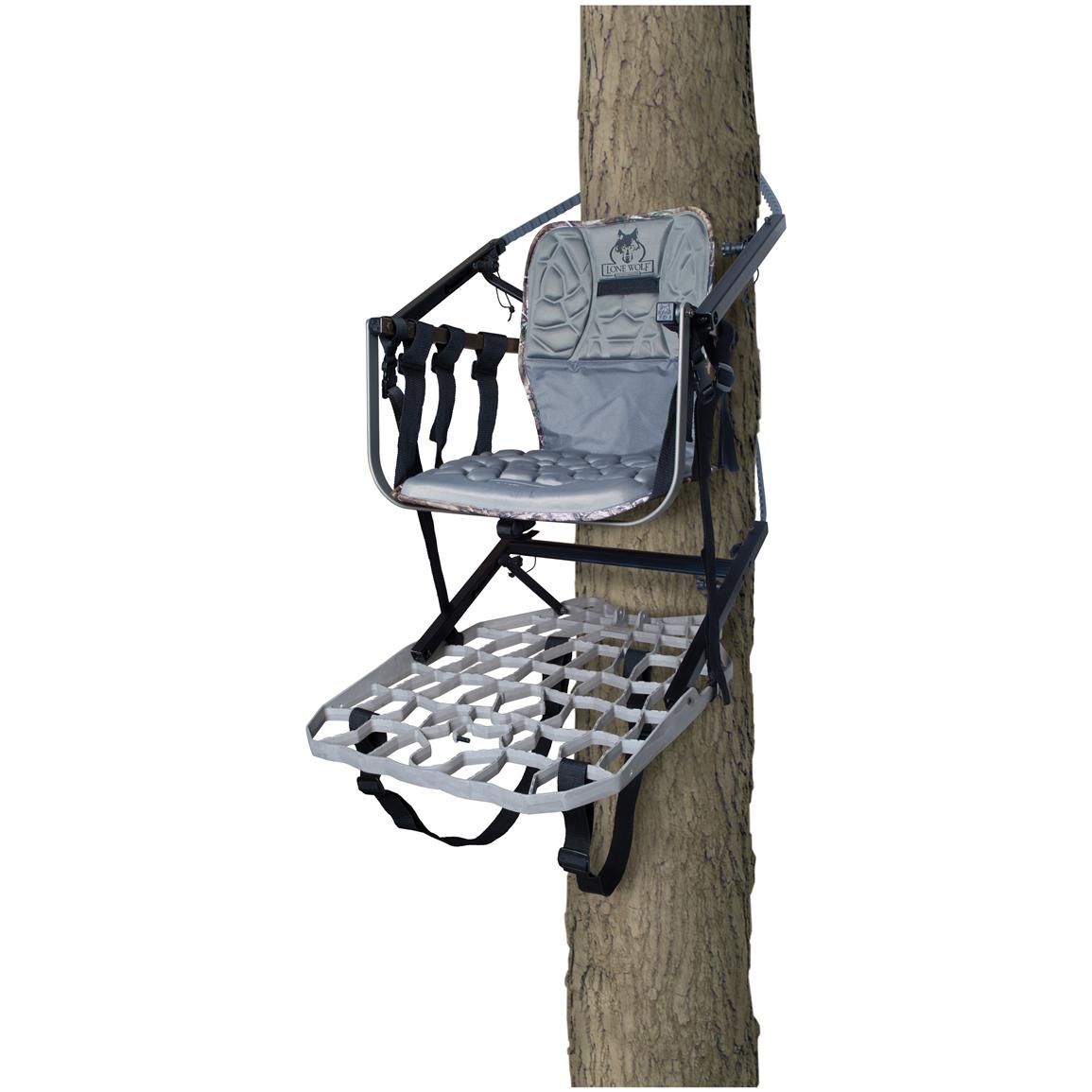Quiet M... Lone Wolf Treestands Sit and Climb Foam Pad Seat Stabilizer Straps 