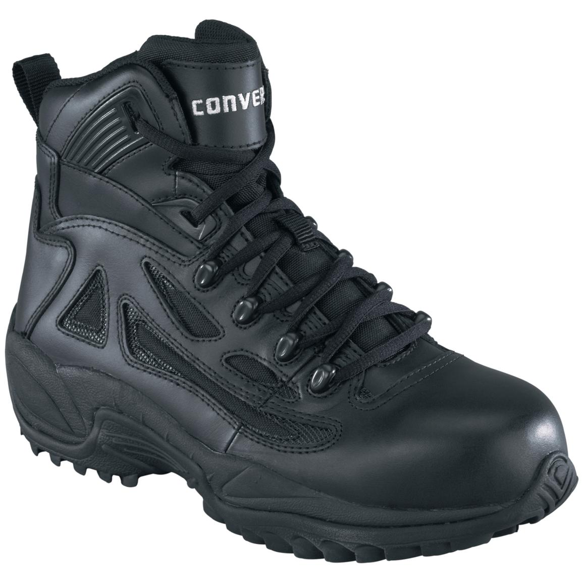 Men's Composite Toe Converse® Stealth S.W.A.T. Boots, Black - 215978 ...