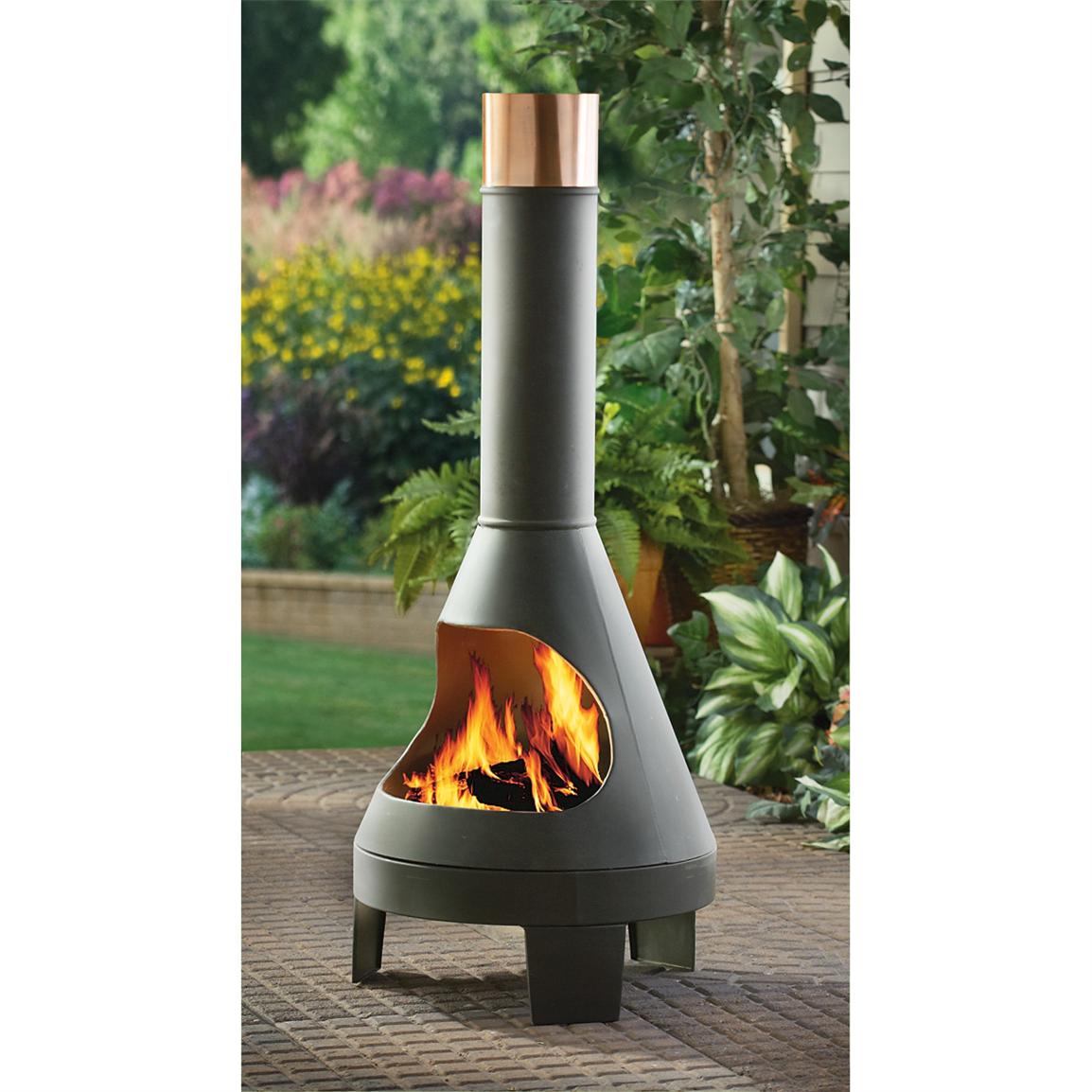Guide Gear® Chiminea / Grill - 215987, Fire Pits & Patio ...