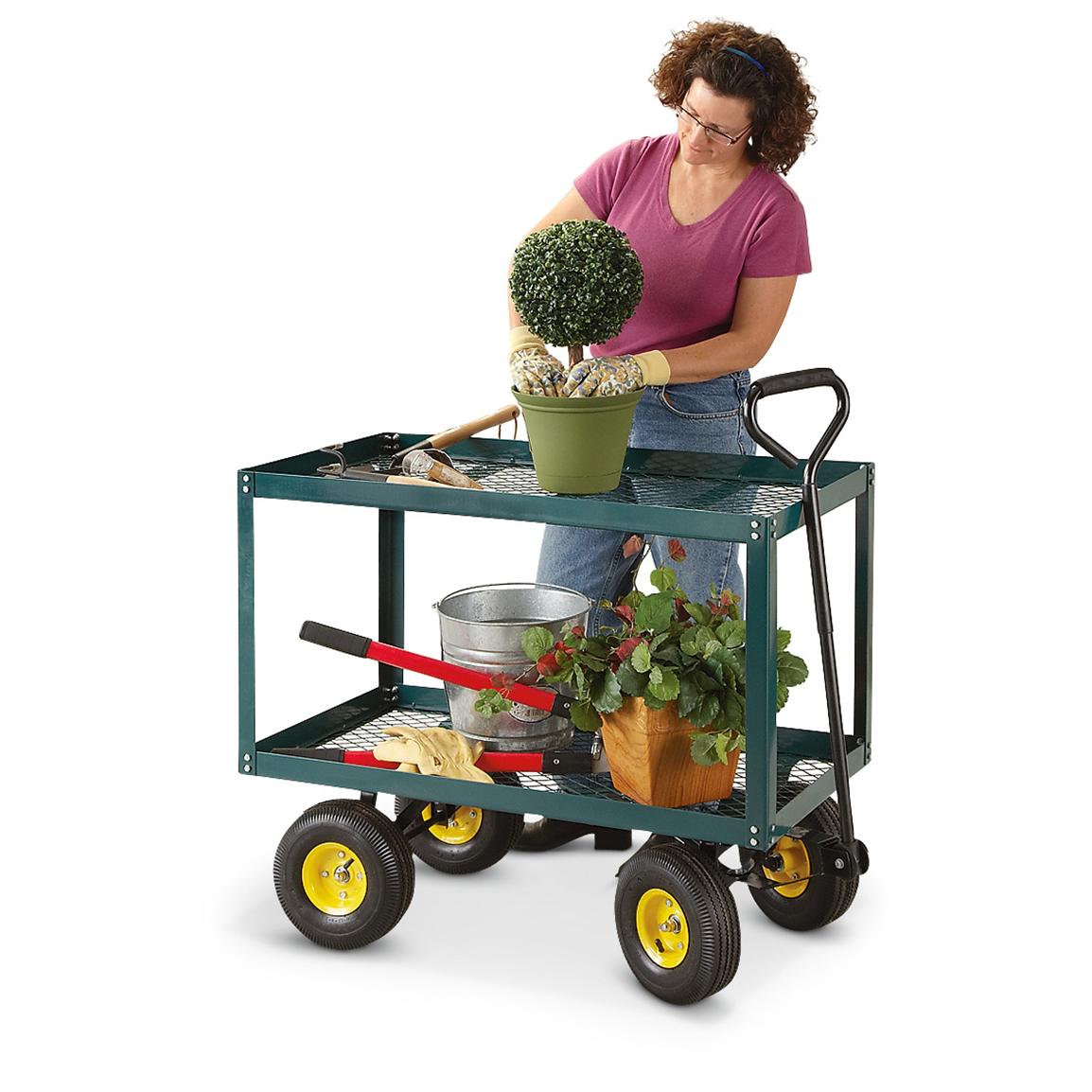 Guide Gear® Double Decker Garden Utility Cart 216069, Yard & Garden