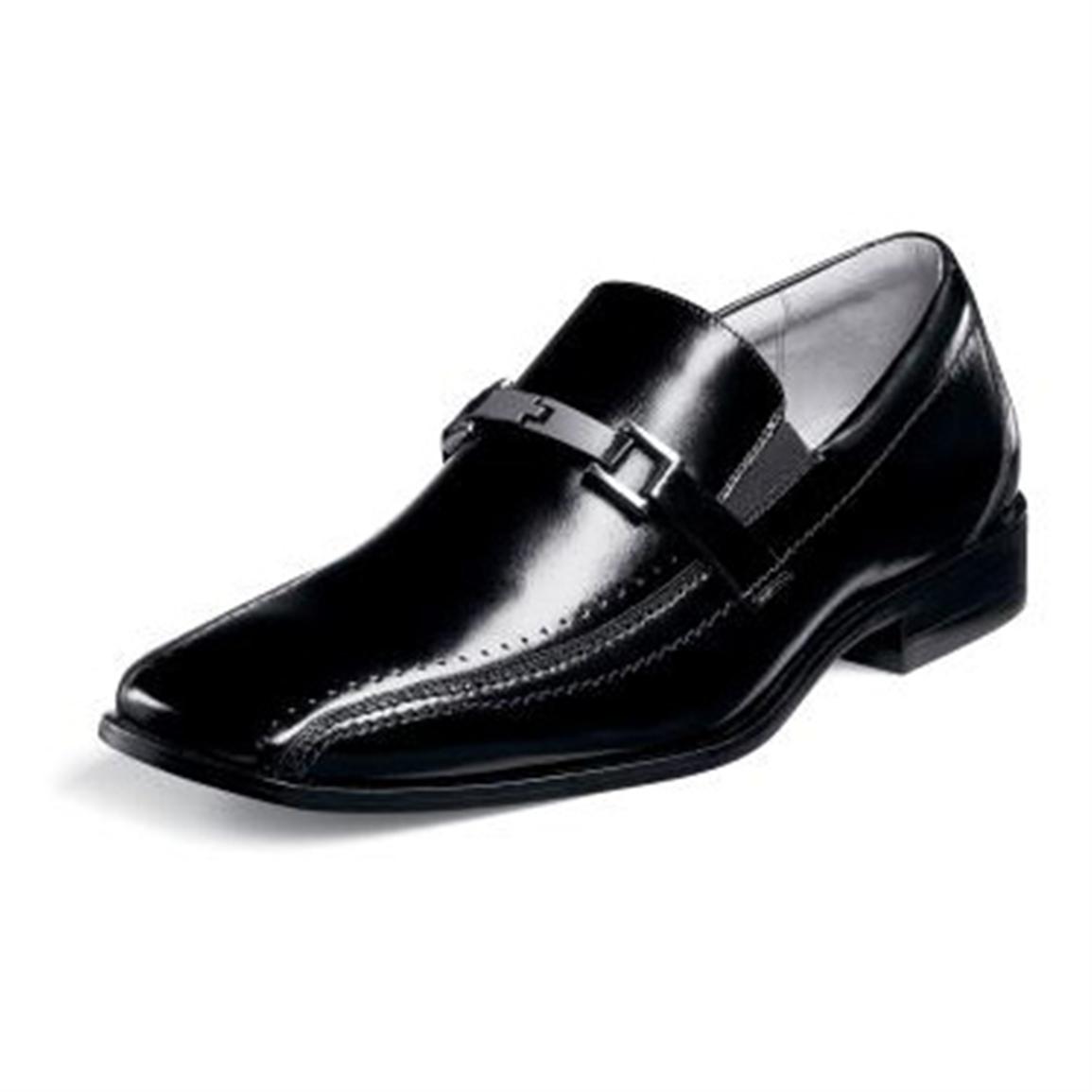 Men's Stacy Adams® Cavanaugh Shoes, Black - 216084, Dress Shoes at ...