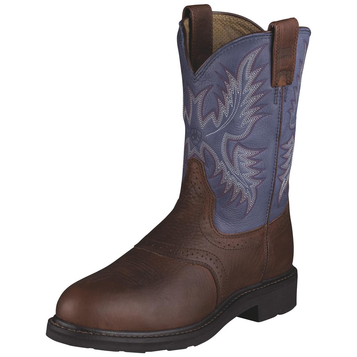 Ariat® Sierra Steel Toe Saddle Boots - 216241, Cowboy & Western Boots ...