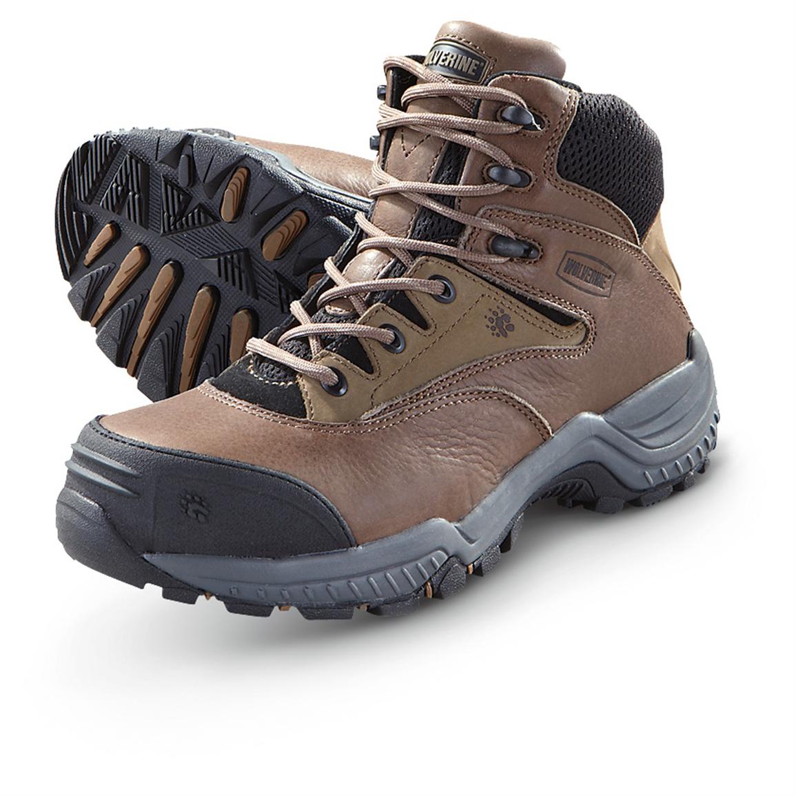 wolverine men's mauler hiker composite toe waterproof work boot