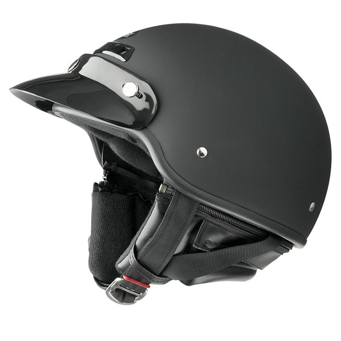 Raider Deluxe Half Motorcycle Helmet - 216793, Helmets & Goggles at Sportsman's Guide