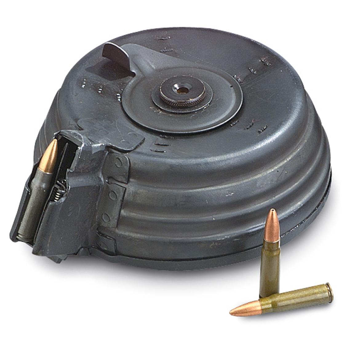 Romanian 75 Rd AK 47 Drum Magazine 216827 Rifle Mags At 