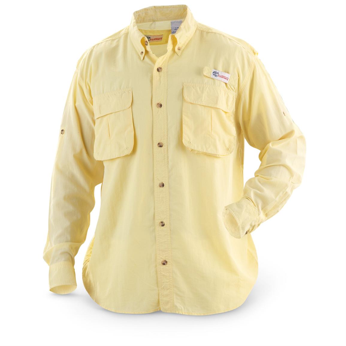 yellow fishing shirts