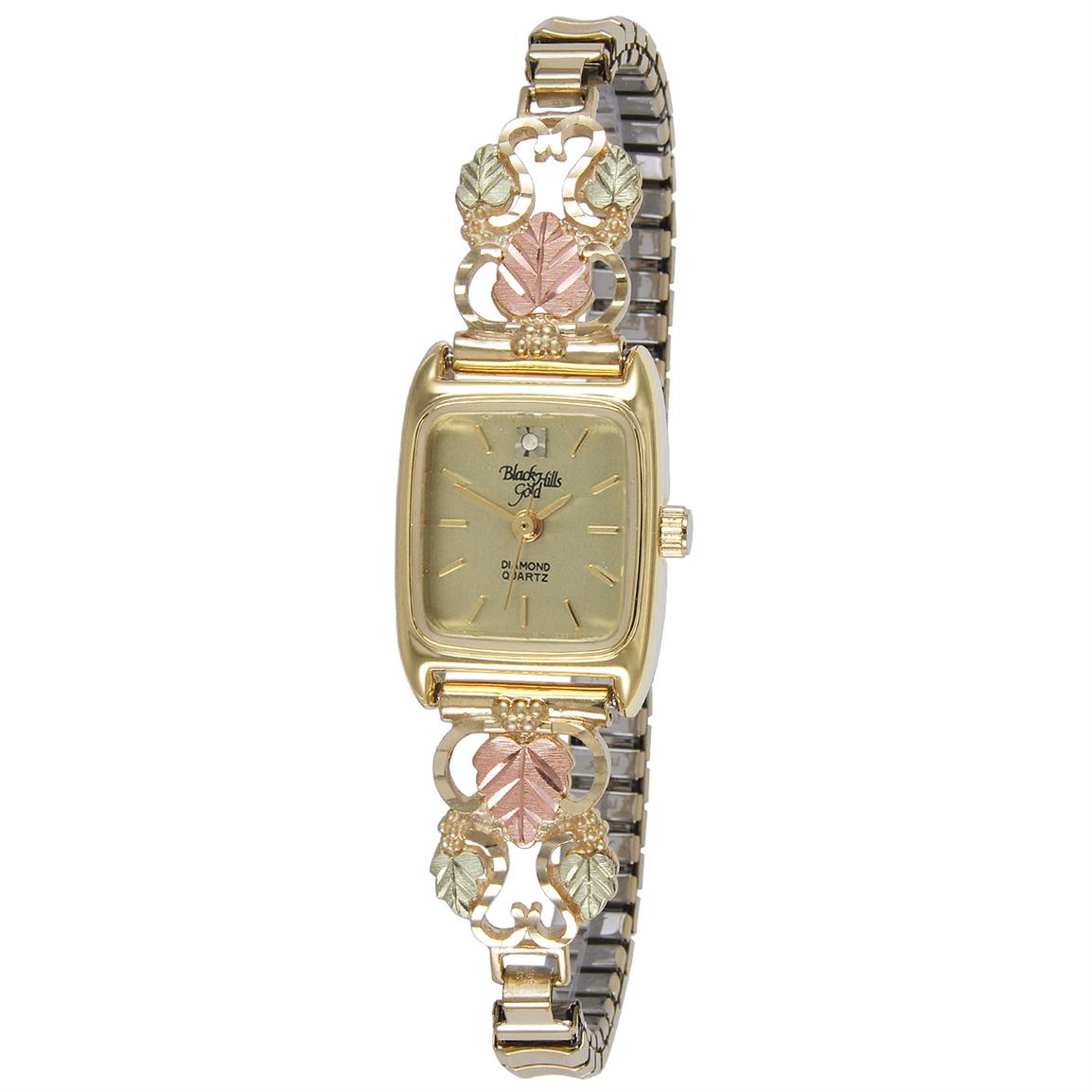 Women's Coleman® Black Hills Gold Leaf and Vine Watch - 217163, Watches ...