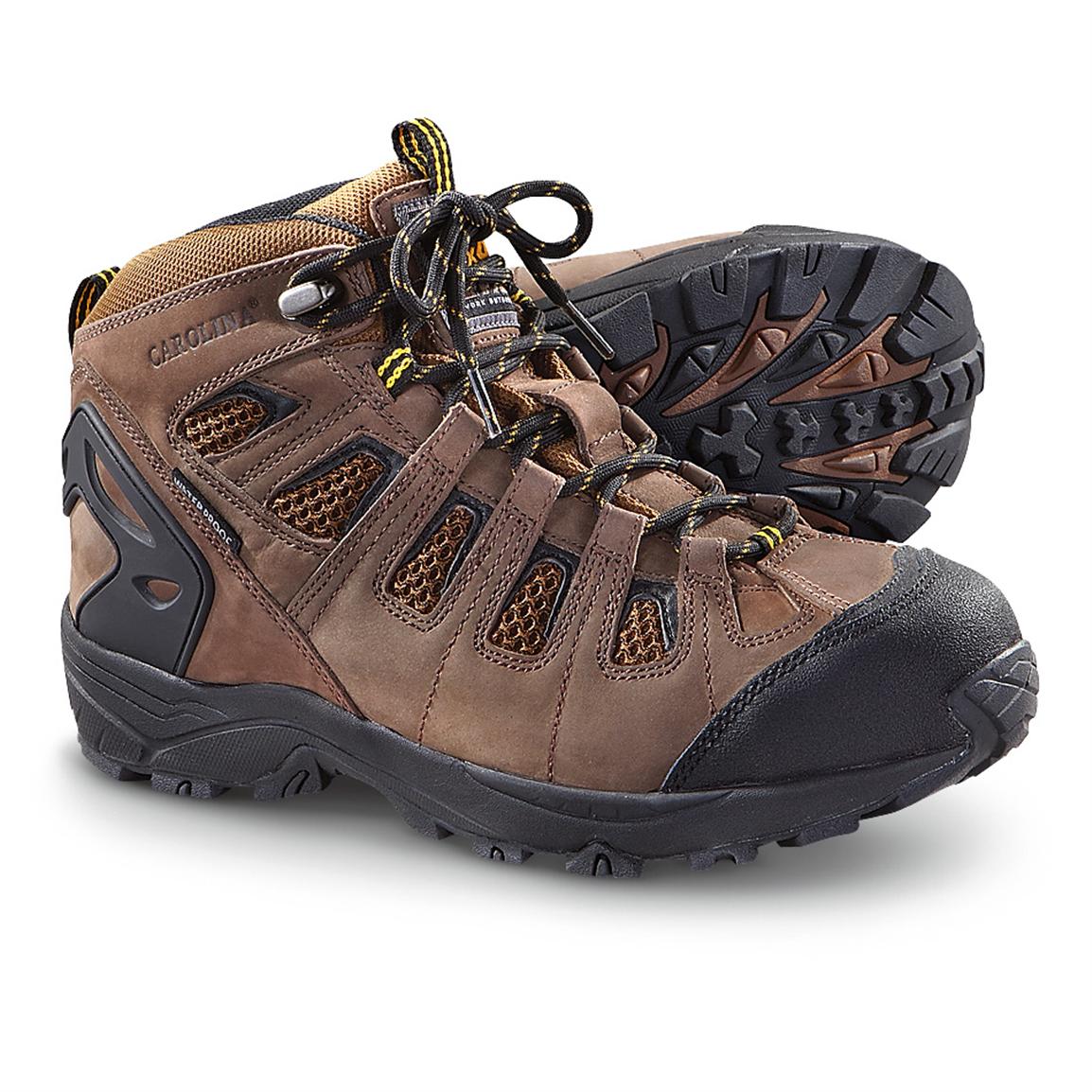 Men's Carolina® Waterproof Comp Toe Hiking Boots with 400 gram ...