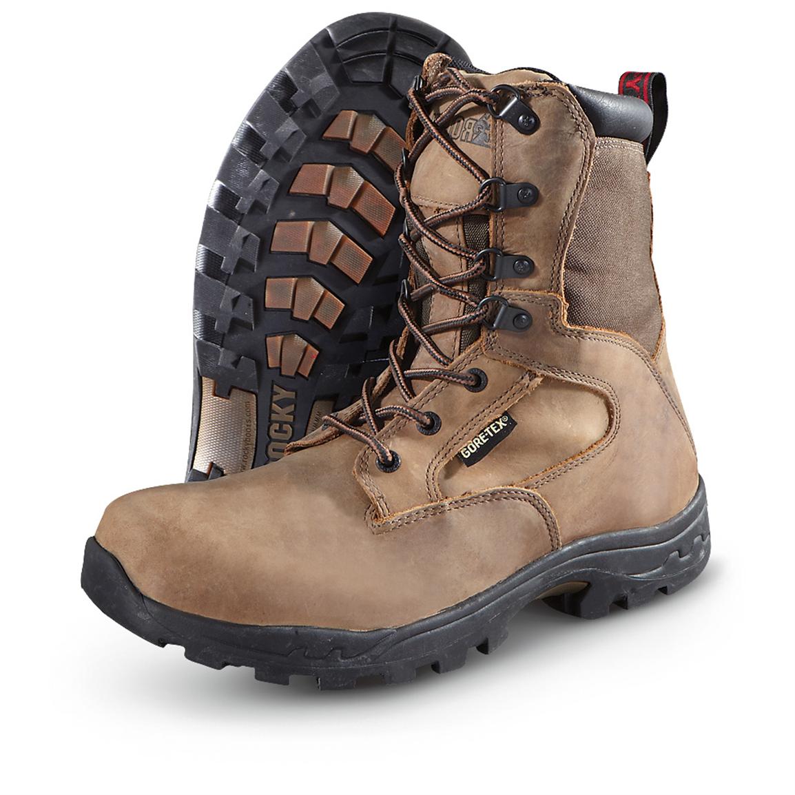 gore tex winter work boots