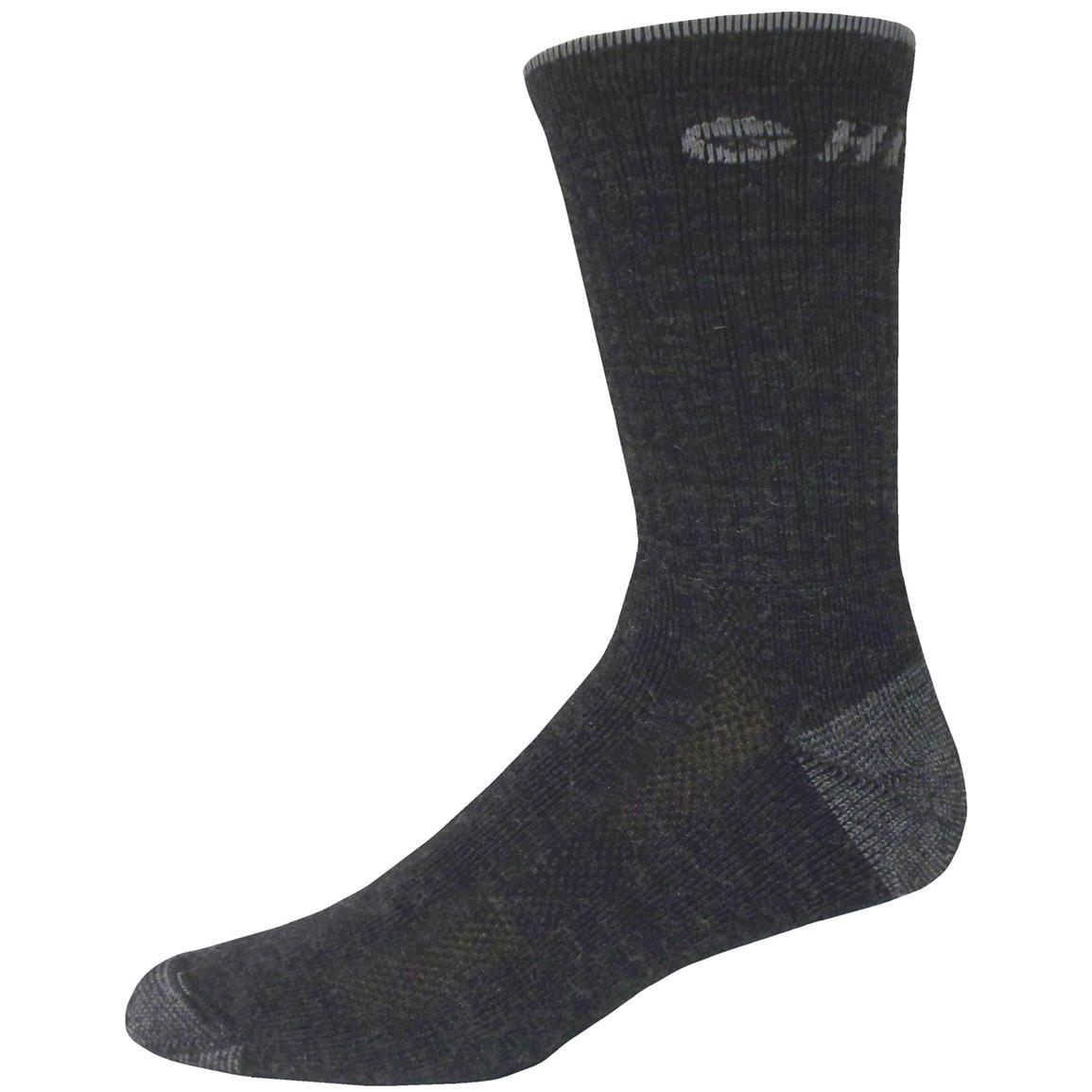 Hi - Tec® Merino Wool Crew Socks, 3 - Pk. - 218184, Socks at Sportsman ...