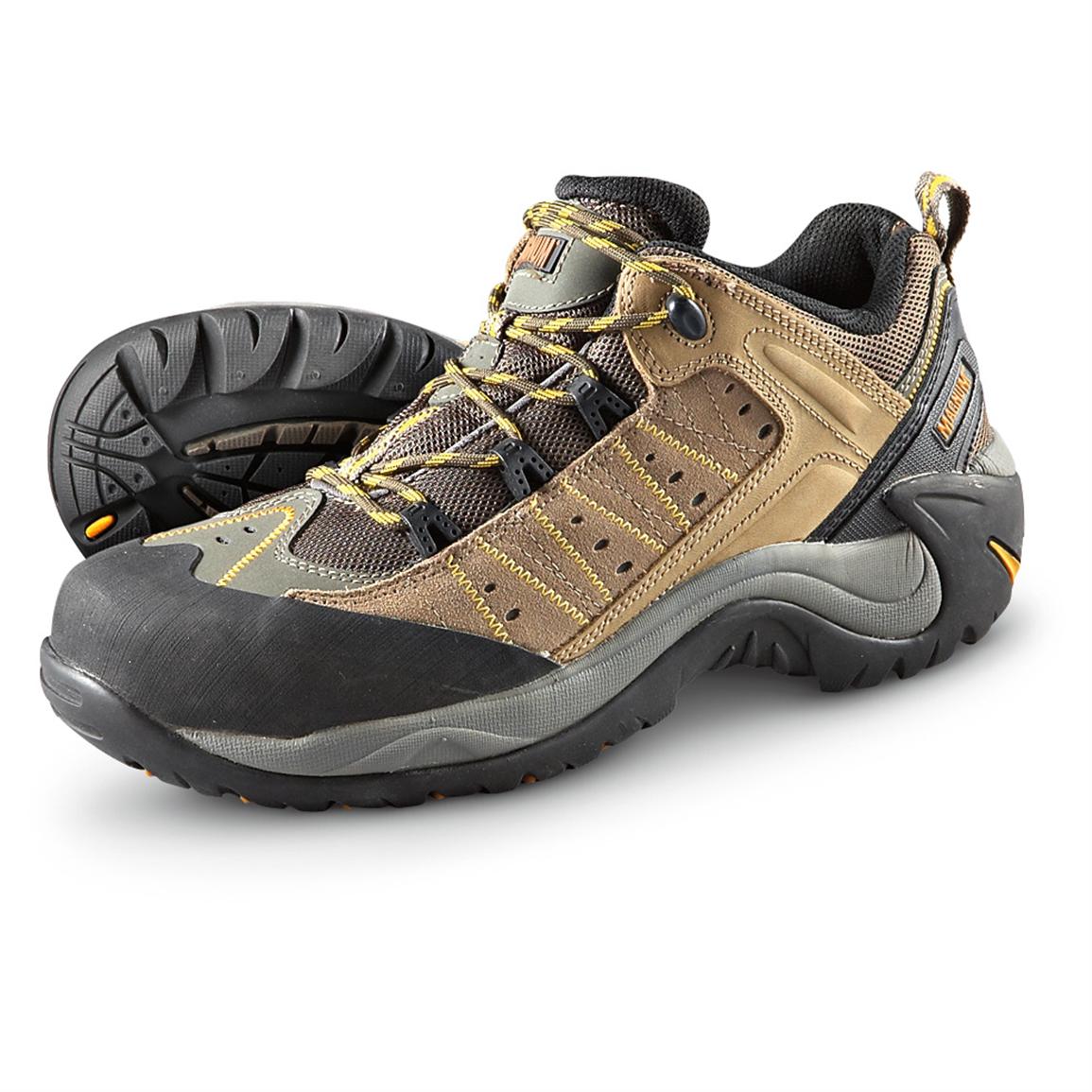 Men's Magnum® M9 Steel Toe Hikers, Light Gray - 218237, Hiking Boots ...