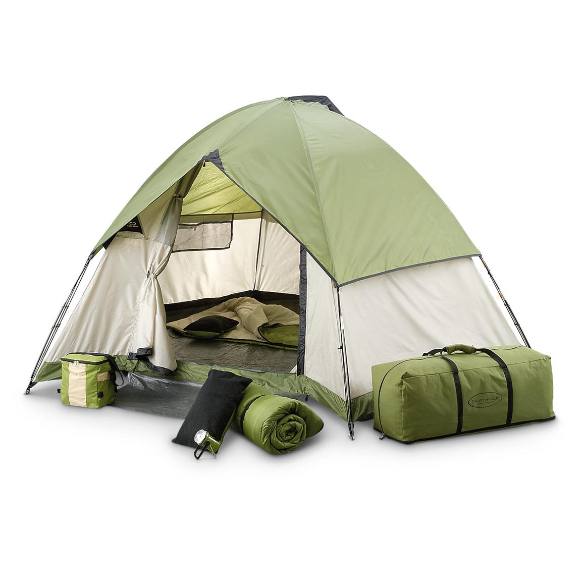 NorthPole® Camping Combo - 218832, Dome Tents at Sportsman's Guide