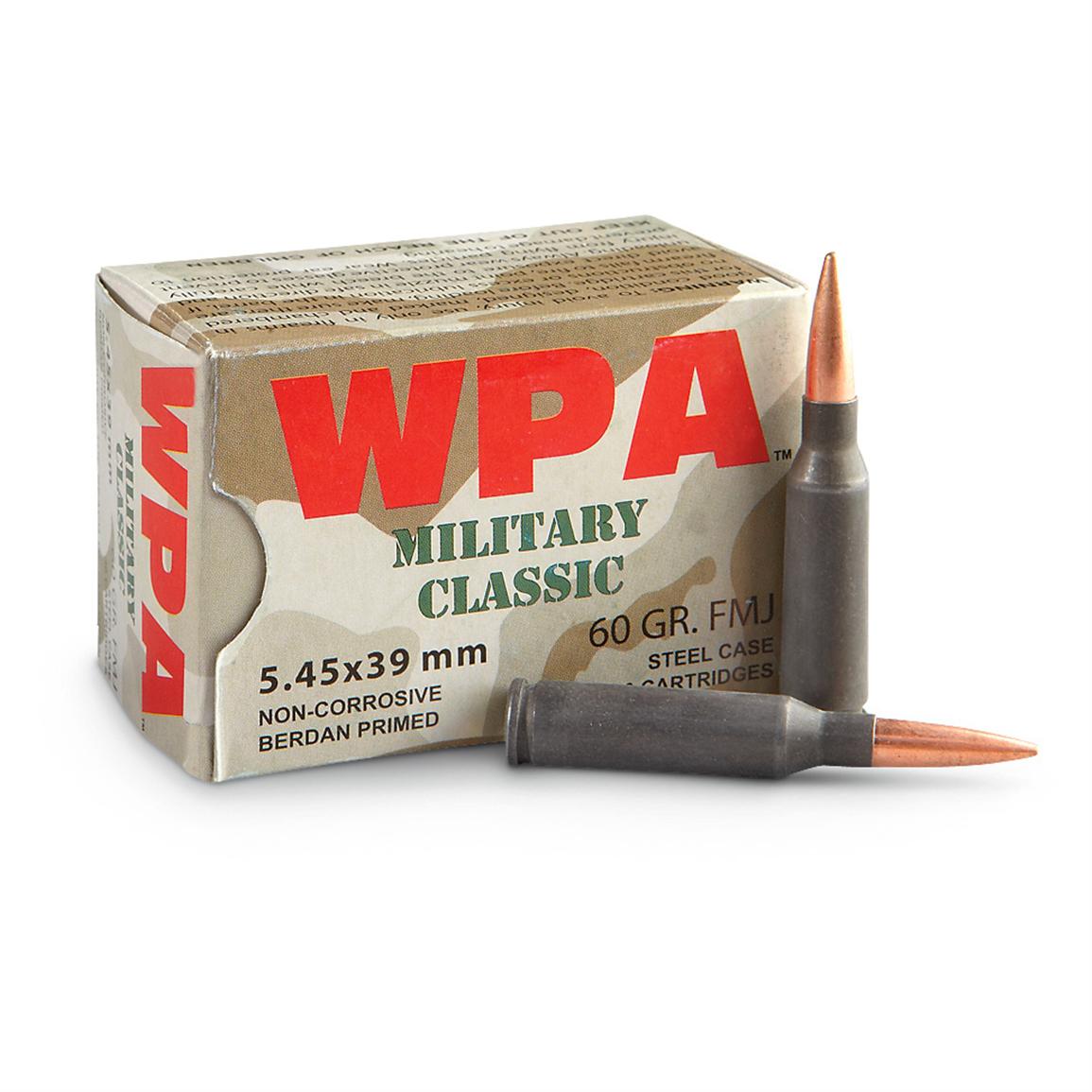 Wolf, 5.45x39mm, HP, 55 Grain, 360 Rounds 