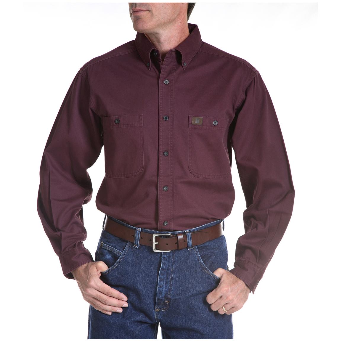 Men's Riggs® Twill Work Shirt - 220022, Shirts & Polos at Sportsman's Guide