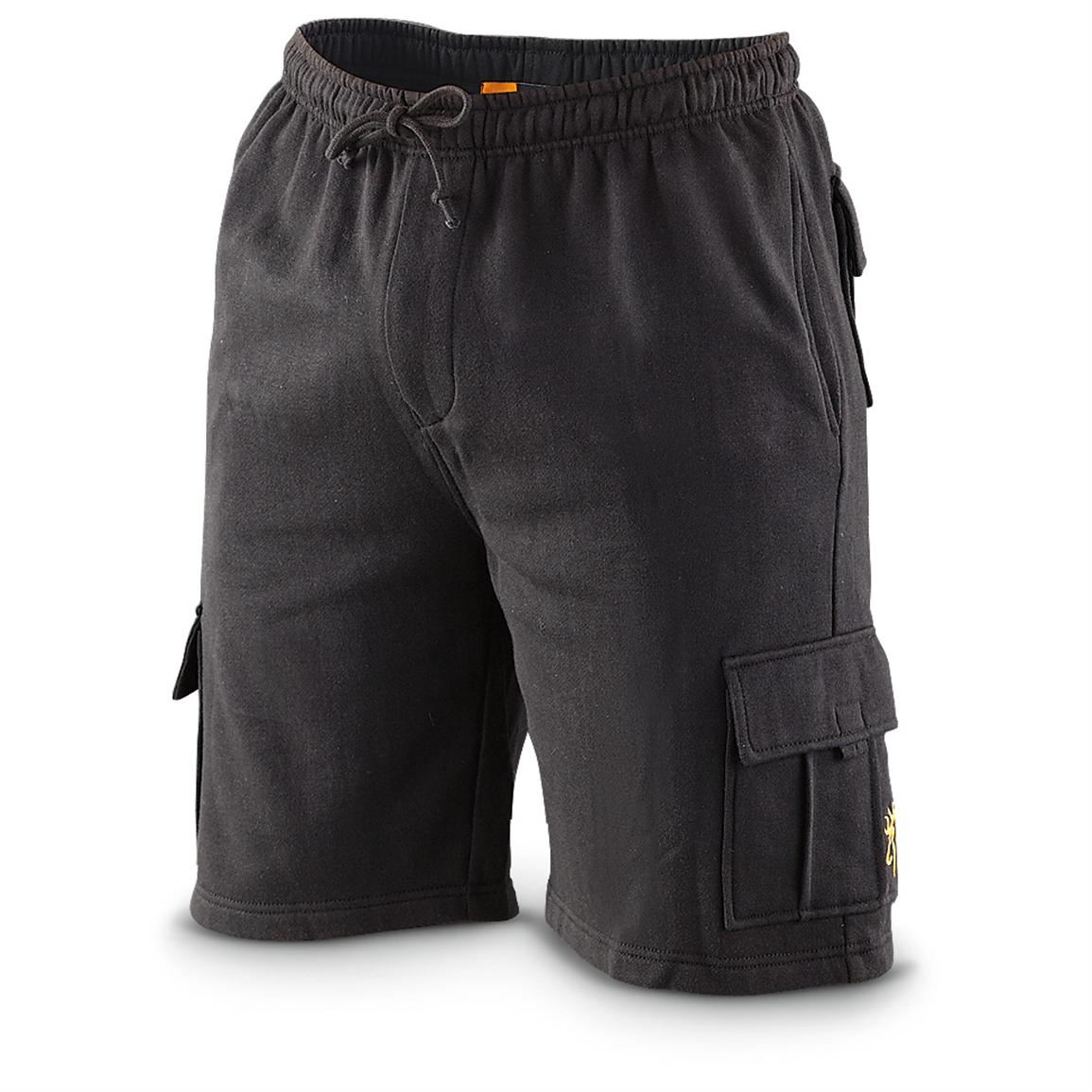 Browning® Fleece Cargo Shorts - 220029, Shorts at Sportsman's Guide