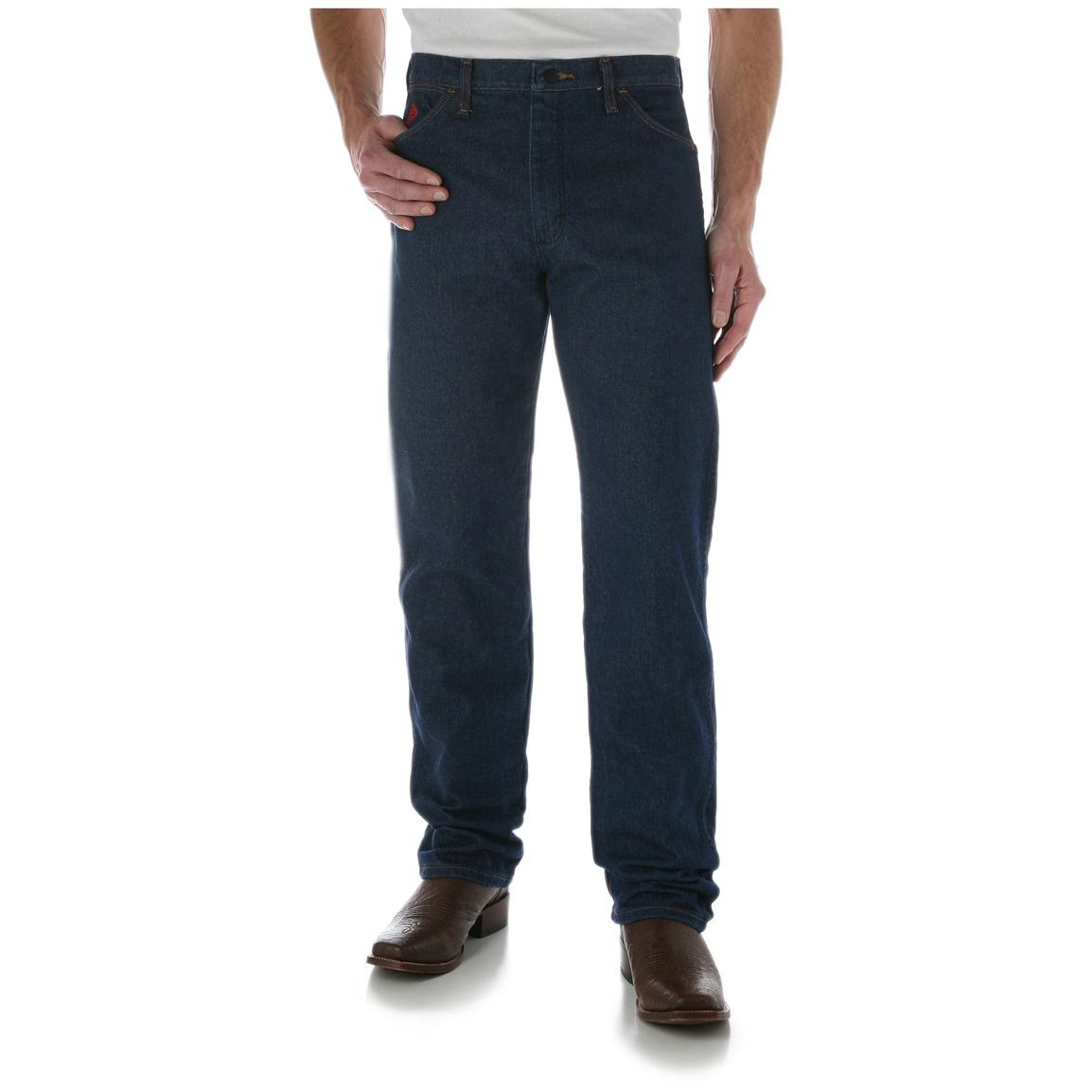 Wrangler FR Men's Flame Resistant Prewashed 5 Pocket Original Fit Jeans ...