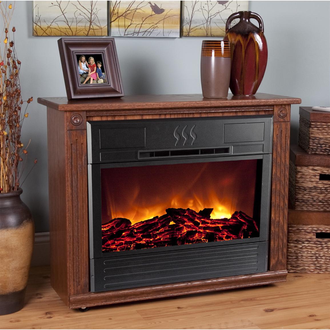 Heat Surge Roll N Glow Electric Fireplace 220084 Fireplaces At 