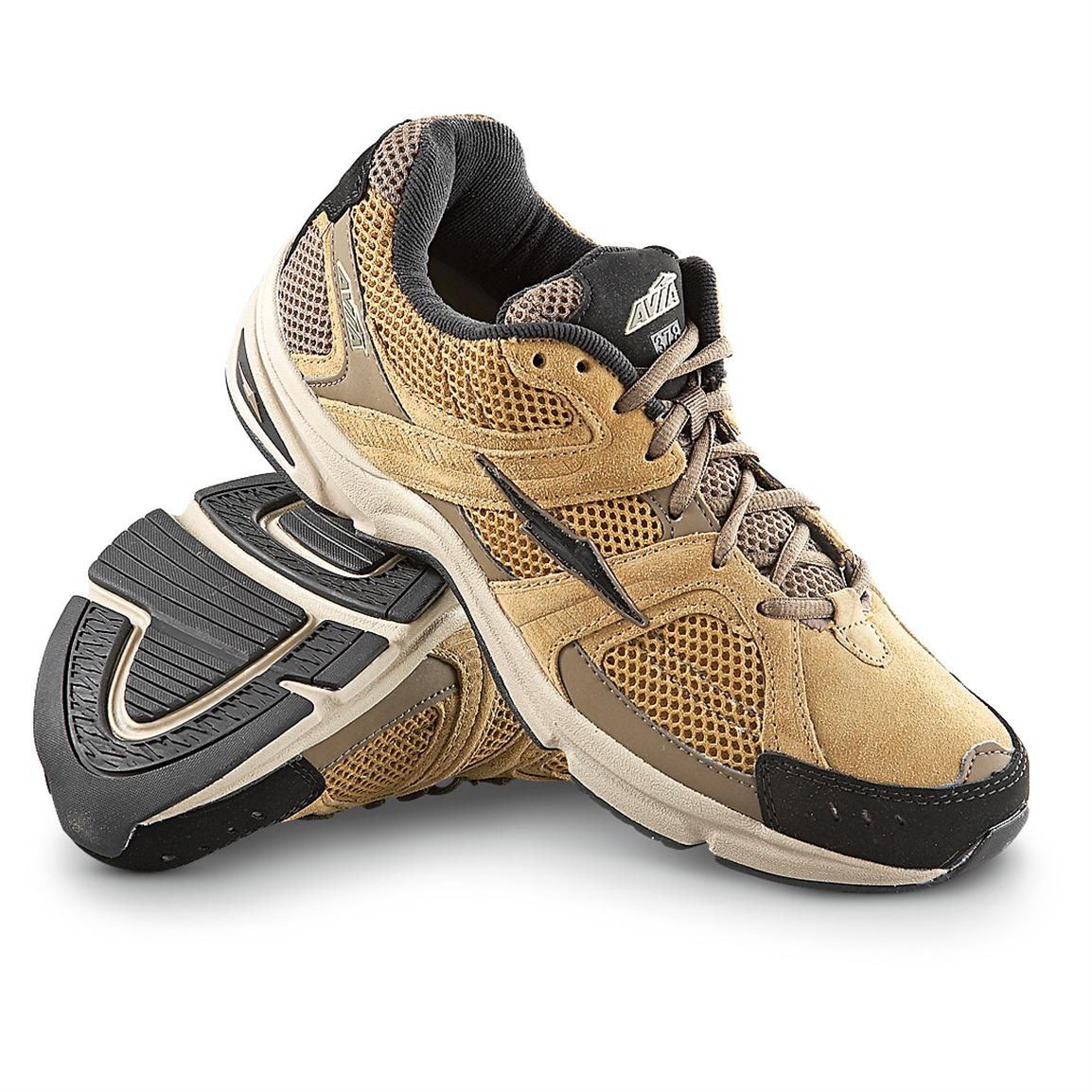 Men's AVIA® 378 Walking Shoes, Tan / Black - 220205, Running Shoes