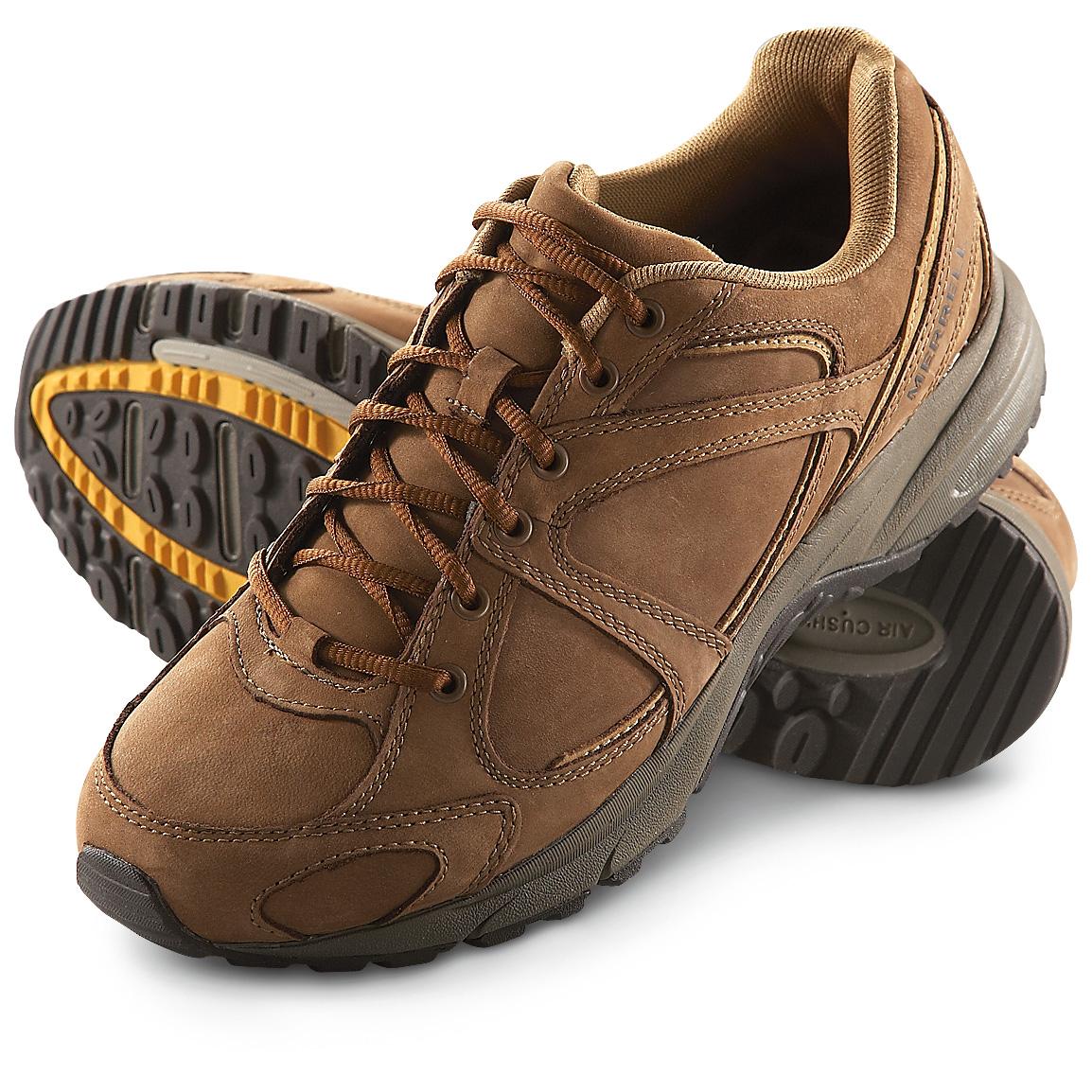 Men&#39;s Merrell® Meridian Walking Shoes, Dark Earth - 220275, Running Shoes & Sneakers at ...