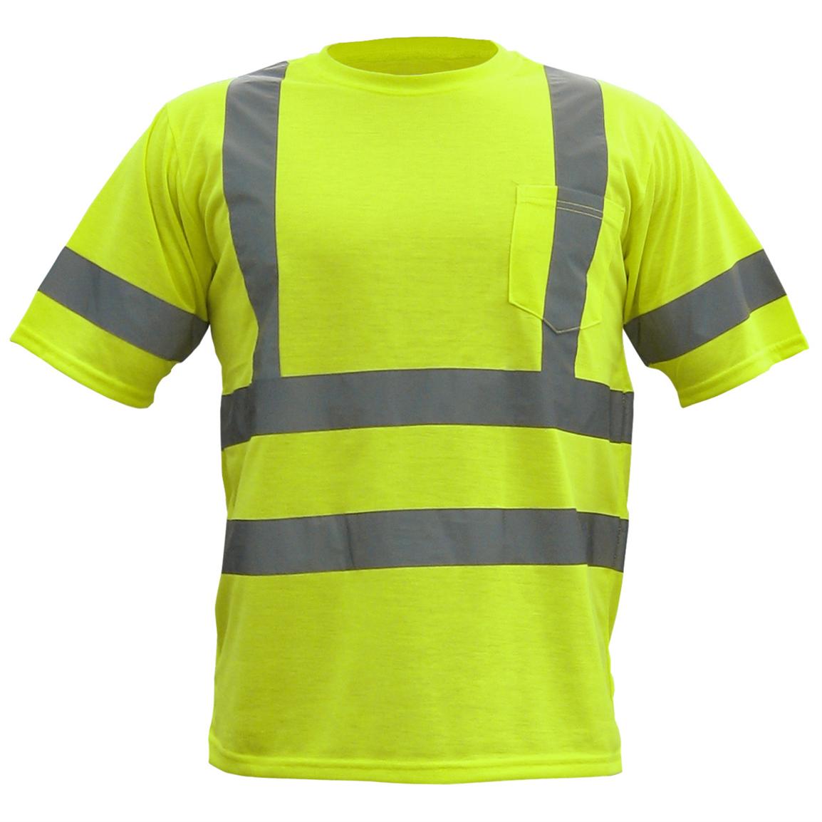 Utility Pro Wear Hi Vis Short Sleeved T - shirt, ANSI Class 3 - 221323 ...