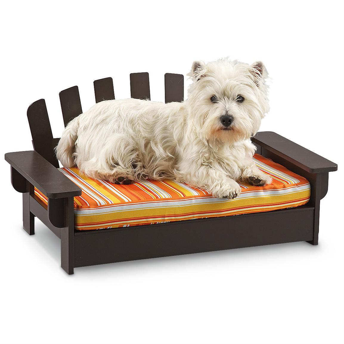 Wood Adirondack Pet Bed - 221570, Kennels & Beds at Sportsman's Guide