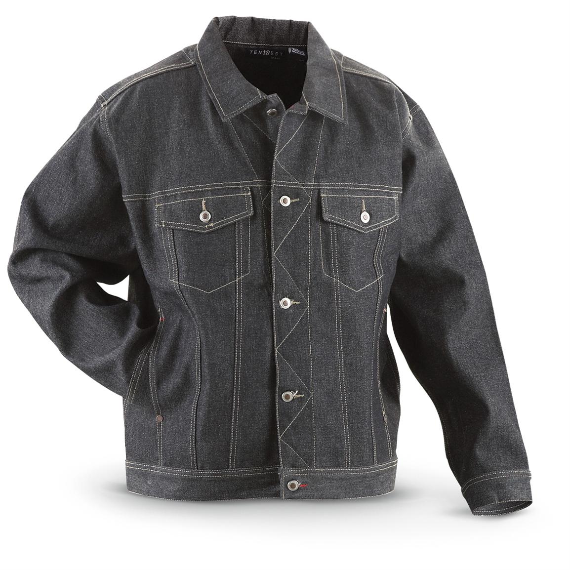 Ten West® Unlined Jean Jacket, Black - 221575, Insulated Jackets ...