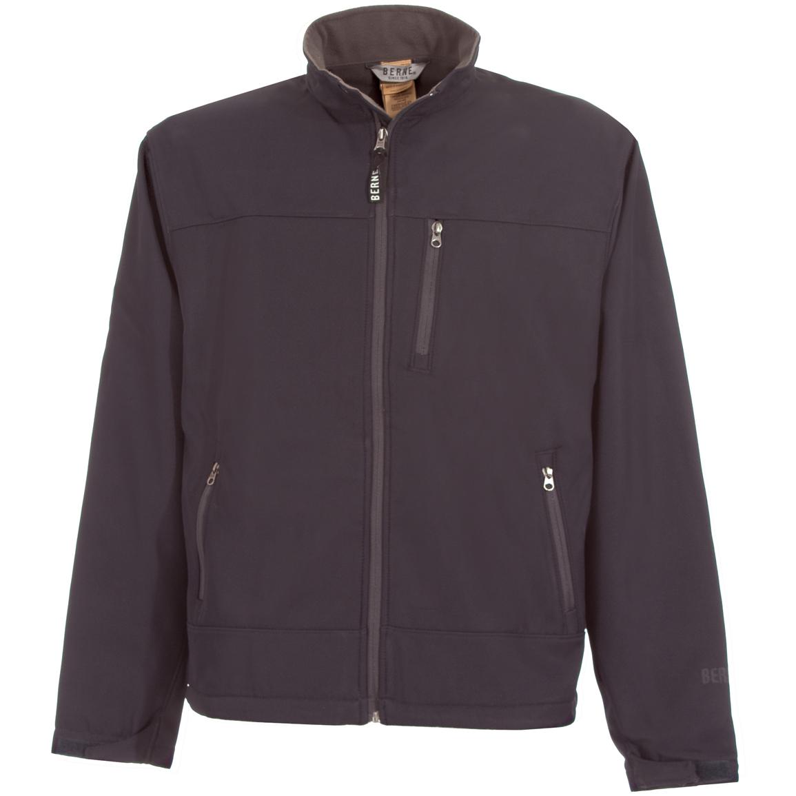 Men's Berne Soft Shell Jacket - 221604, Insulated Jackets & Coats at ...