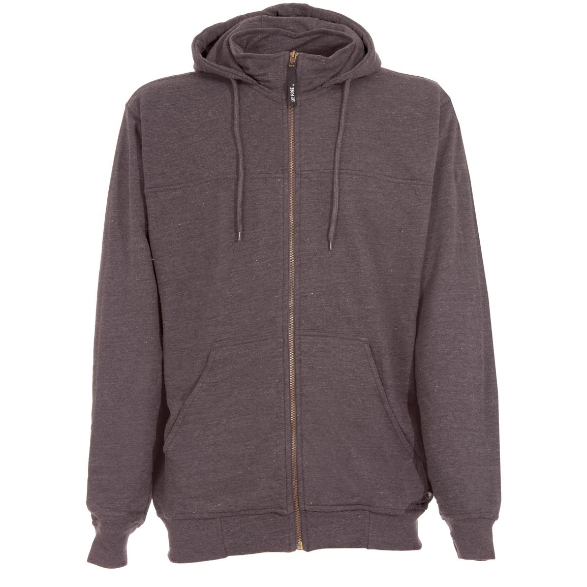 Thermal - lined Double - collar Zip Hoodie from Berne® - 221607 ...