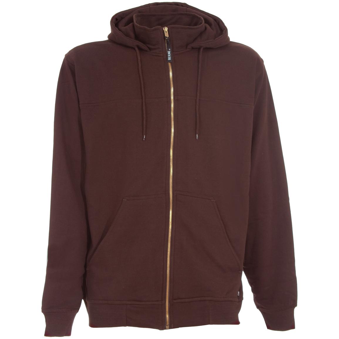 Thermal - lined Double - collar Zip Hoodie from Berne® - 221607 ...