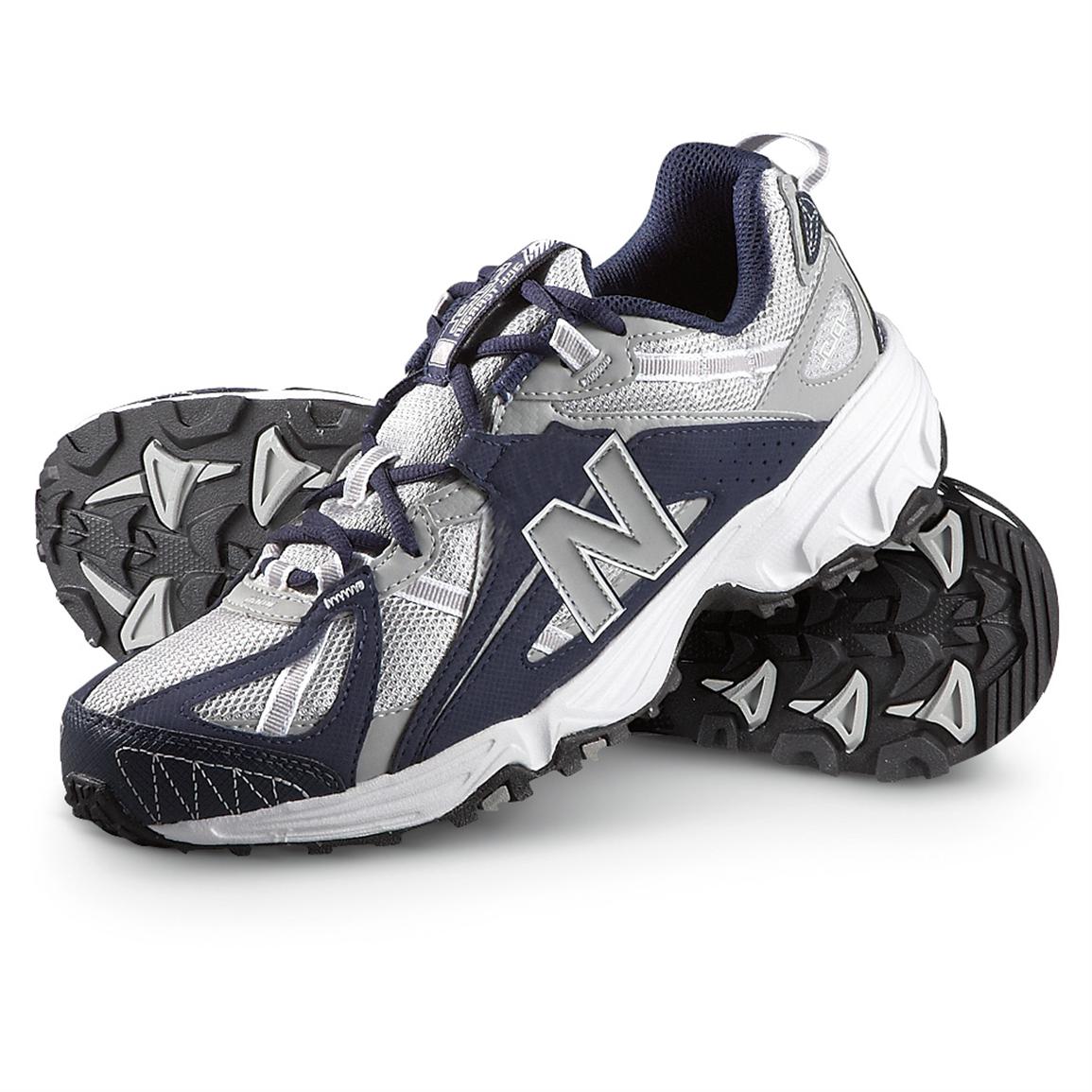 411 Trail Runner Athletic Shoes, Silver 