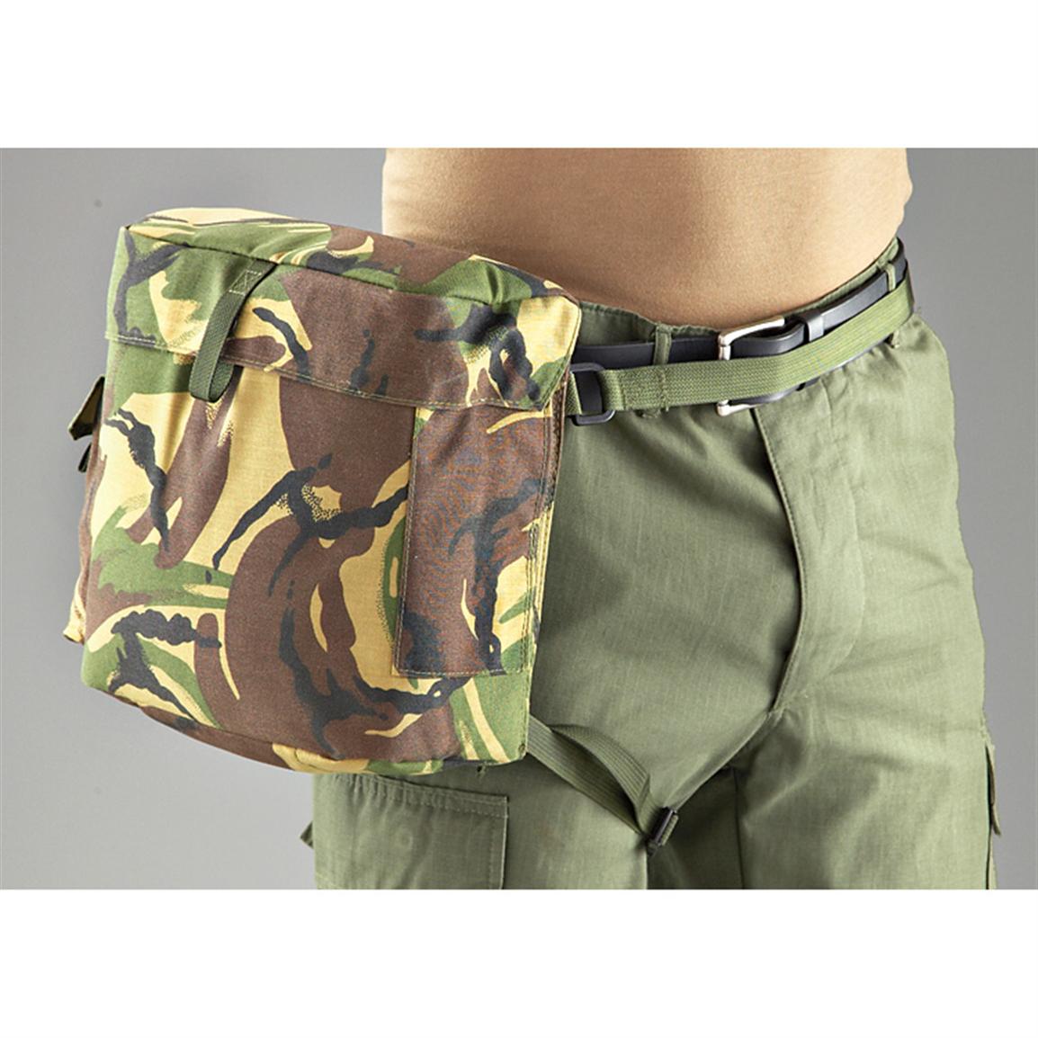 New British Military Surplus Musette Bag, DPM Camo - 221965, Military Equipment Bags at ...