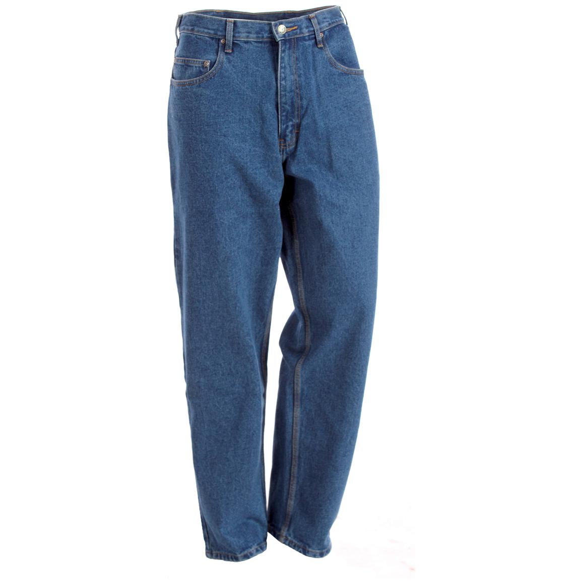 Men's Berne® Classic Work - fit Denim Jeans, Dark Stonewash - 222153 ...