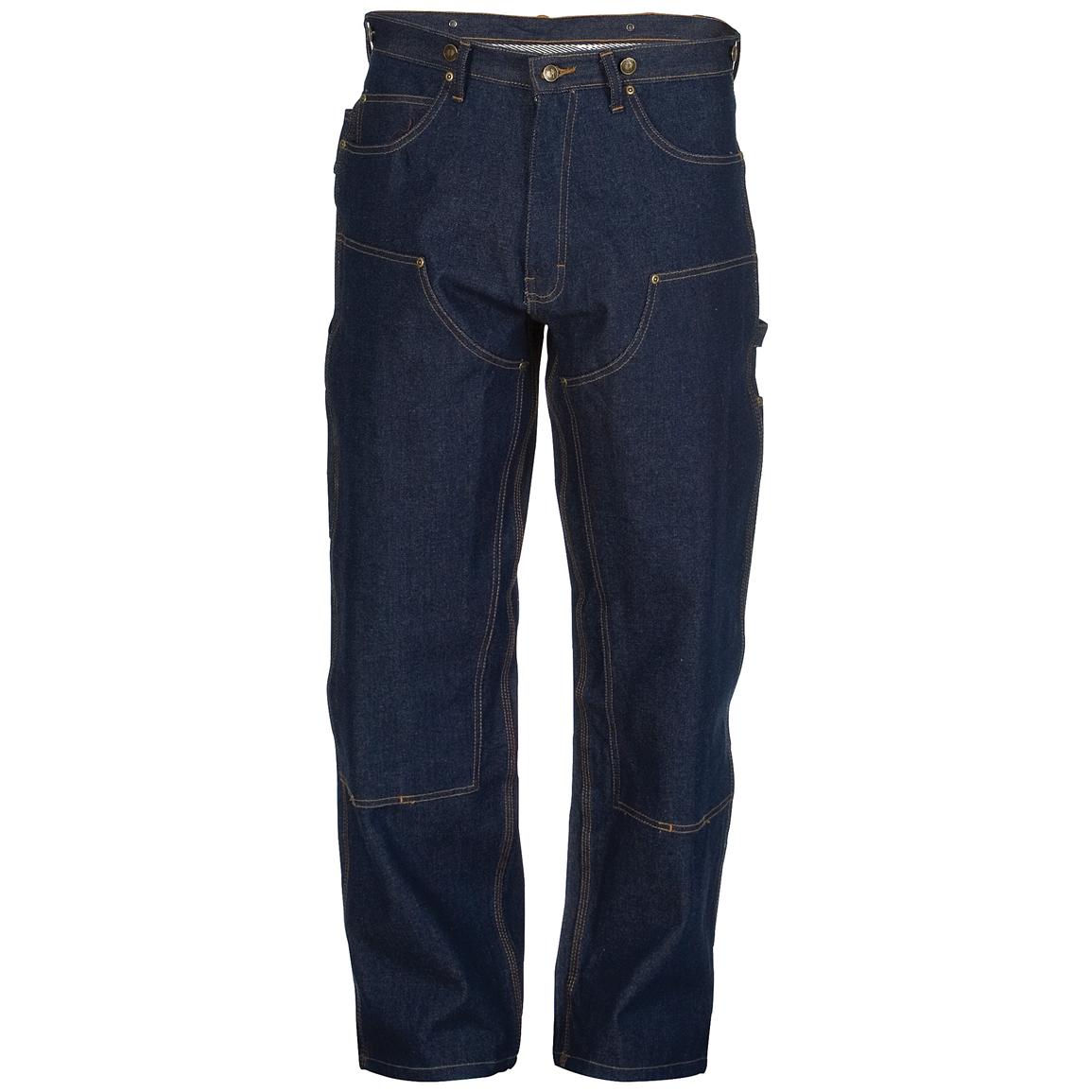 Men's Berne® Relaxed - fit Double Knee Denim Carpenter Jeans - 222155 ...