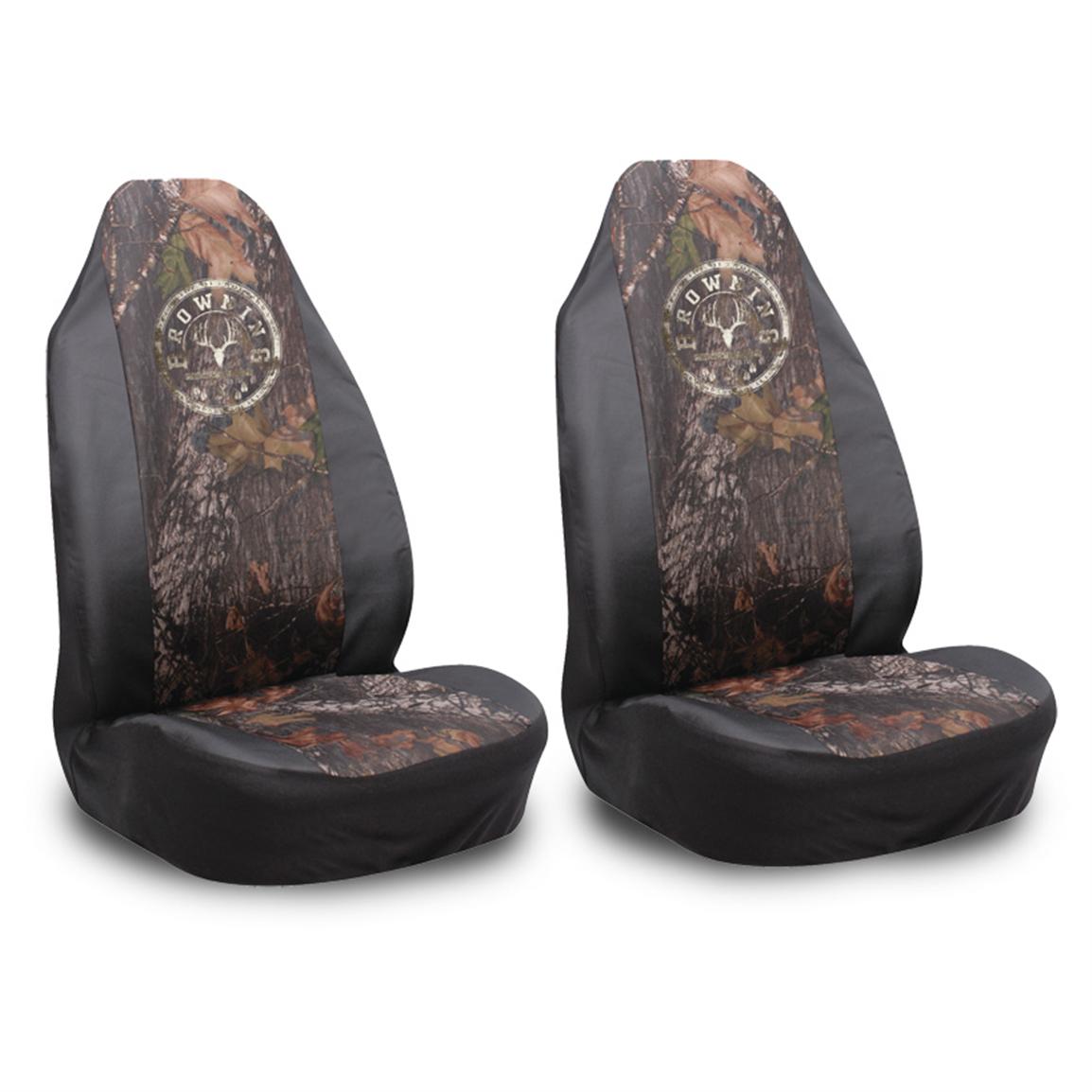 2 - Pk. Browning® Spandex Universal Bucket Seat Covers - 222196, Seat ...