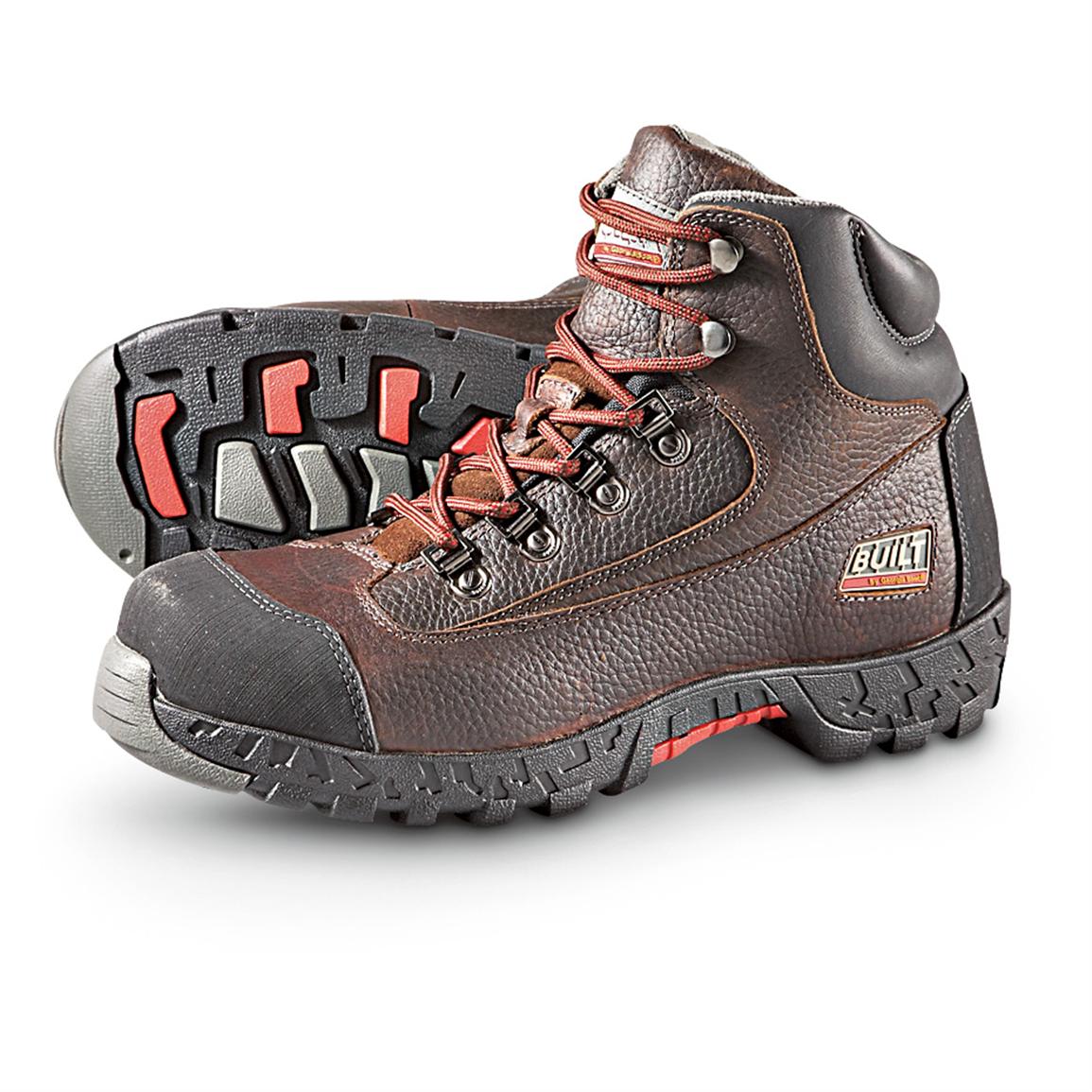 steel toe hiking boots