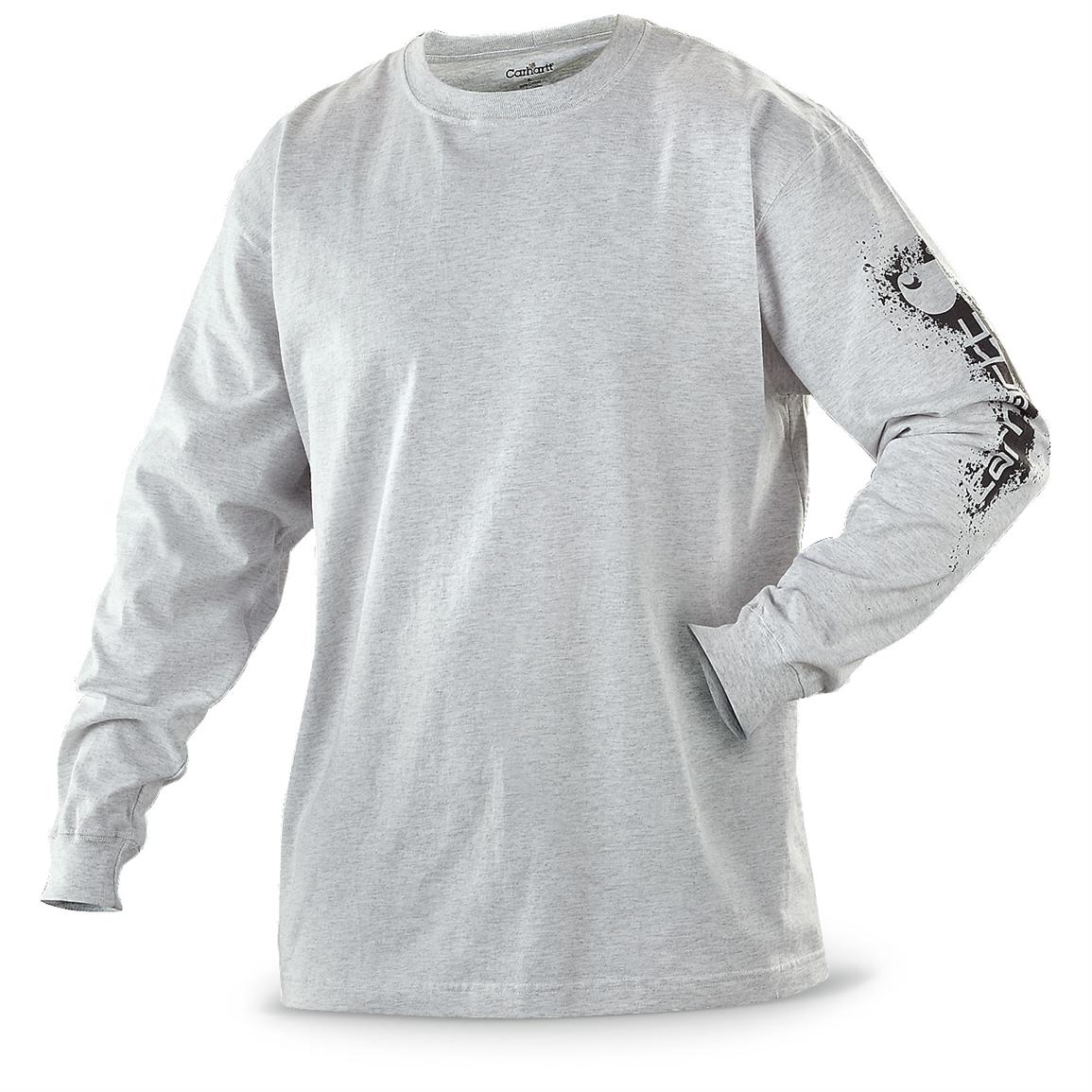 Carhartt® Long - sleeve T - Shirt - 222221, T-Shirts at Sportsman's Guide