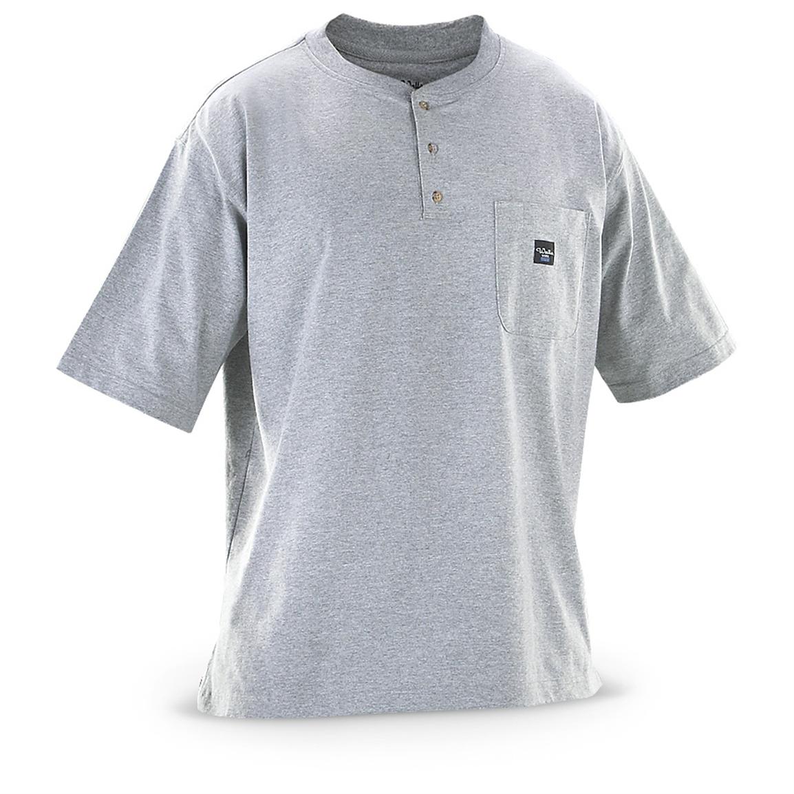 2 - Pk. of Walls® Short - sleeved Henley Work Shirts - 222223, Shorts ...