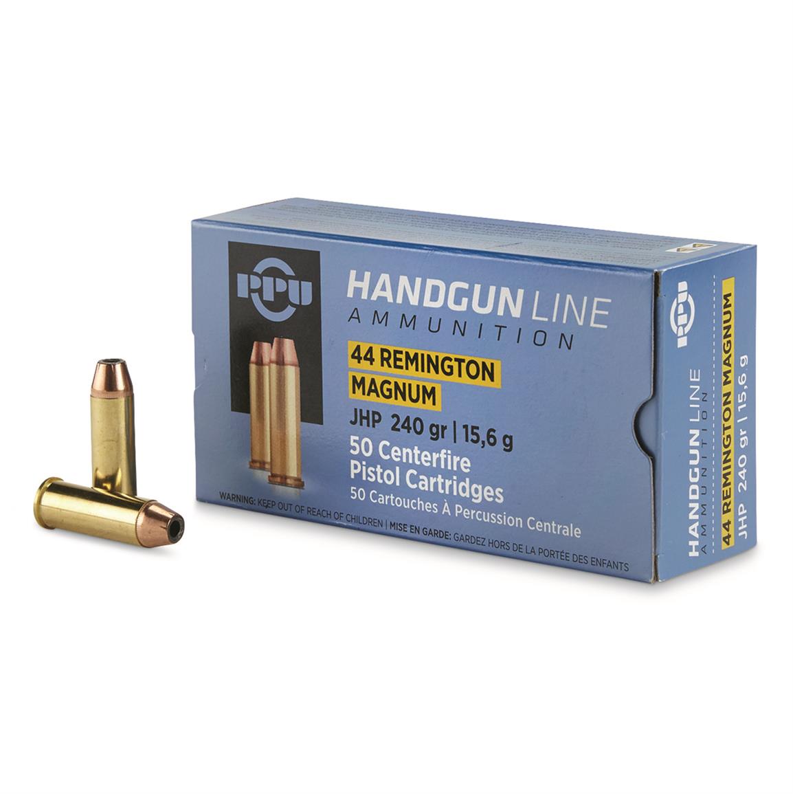50 Rounds of Discount 240gr JHP .44 Mag Ammo For Sale by Federal