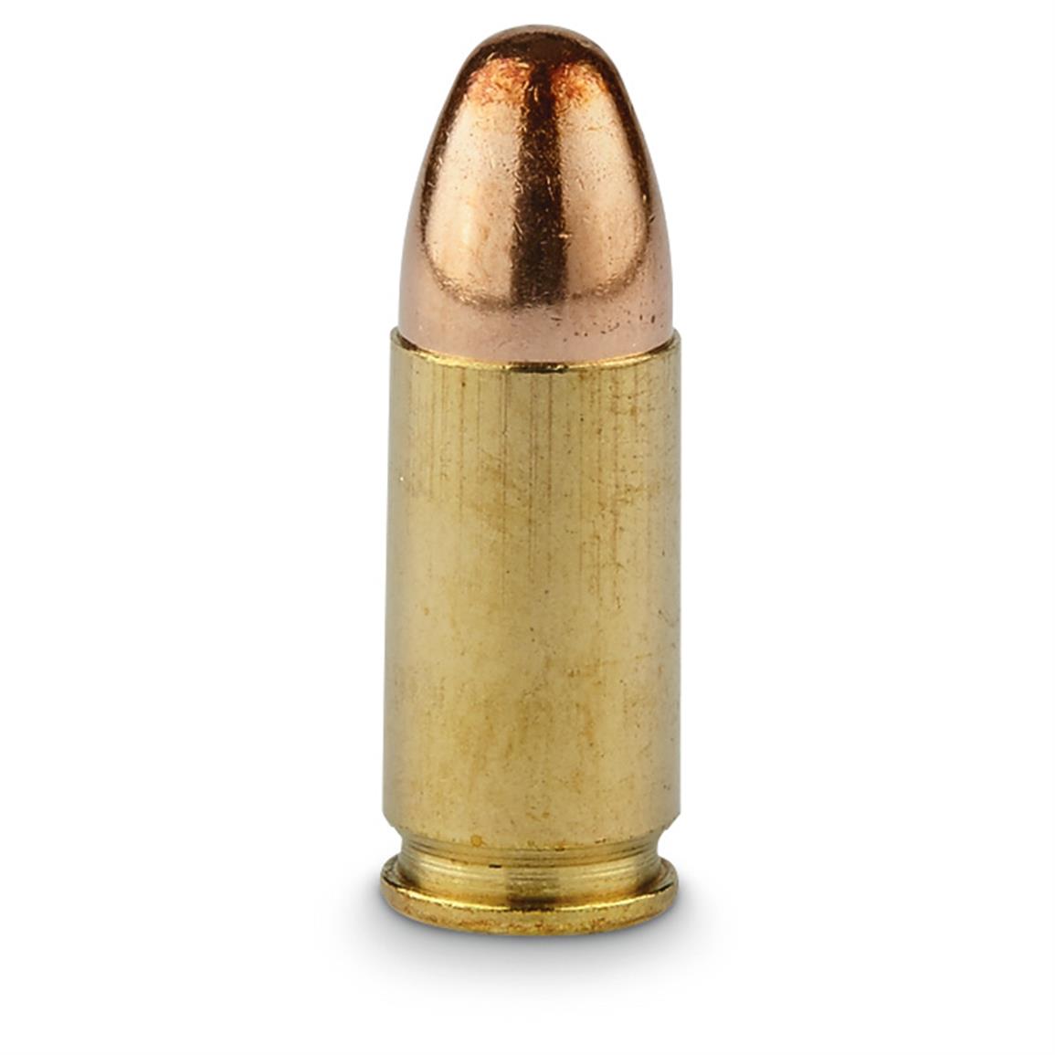 PPU, 9mm Luger, FMJ, 124 Grain, 50 Rounds - 222473, 9mm Ammo at ...