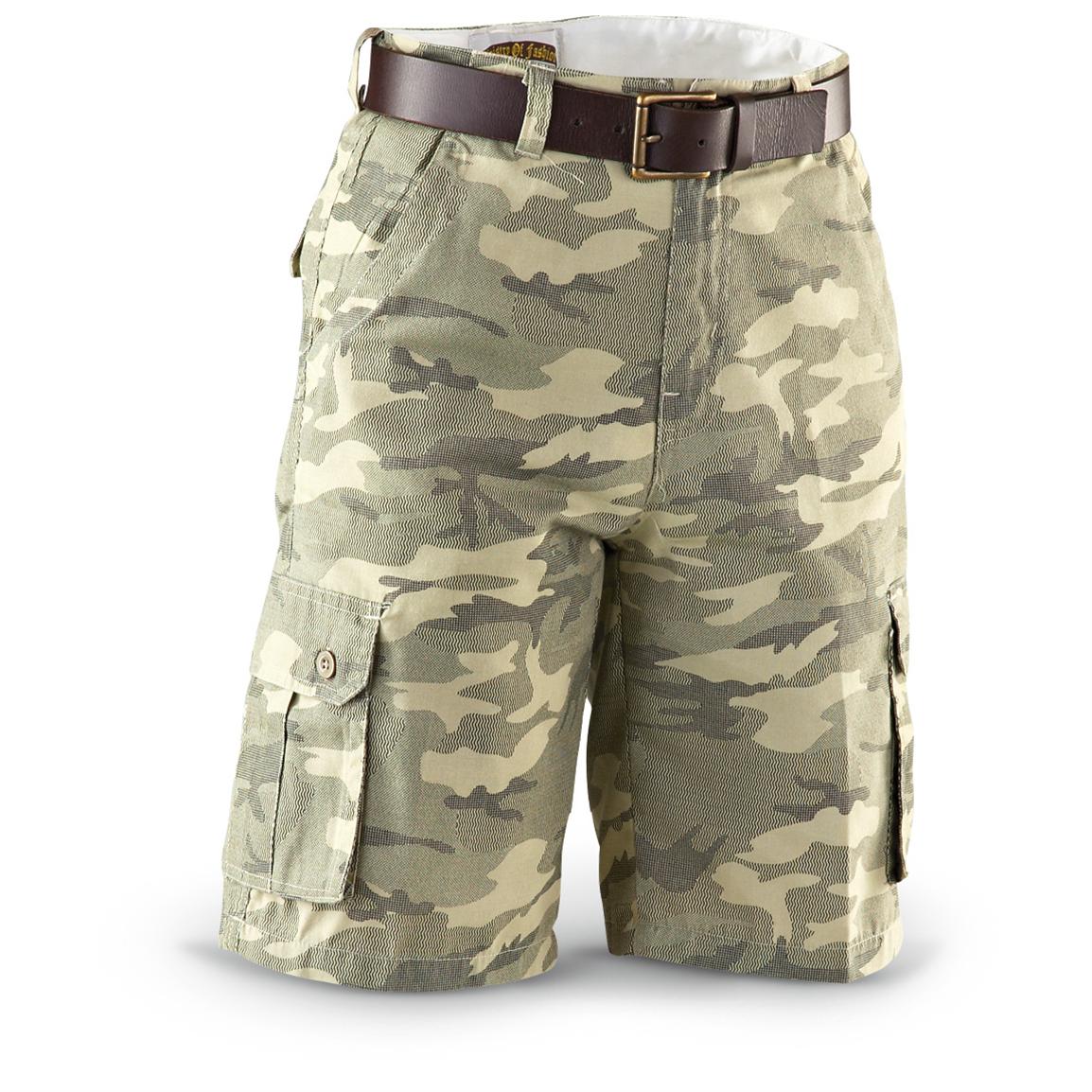 supreme over dyed camo cargo shorts