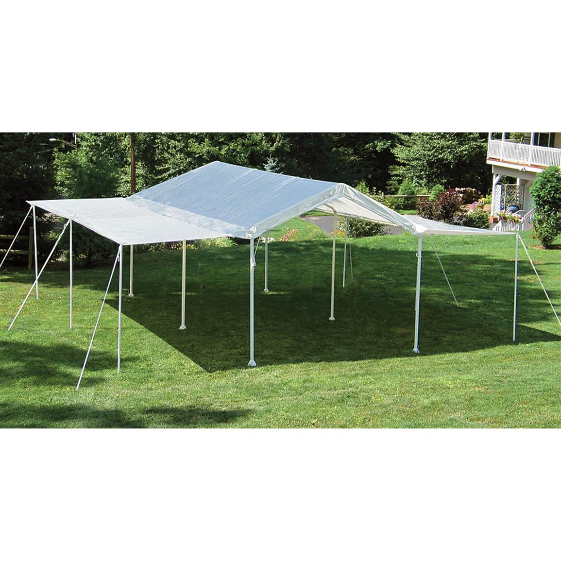 ShelterLogic 2-in-1 Canopy & Extended Event Tent - 222737 ...