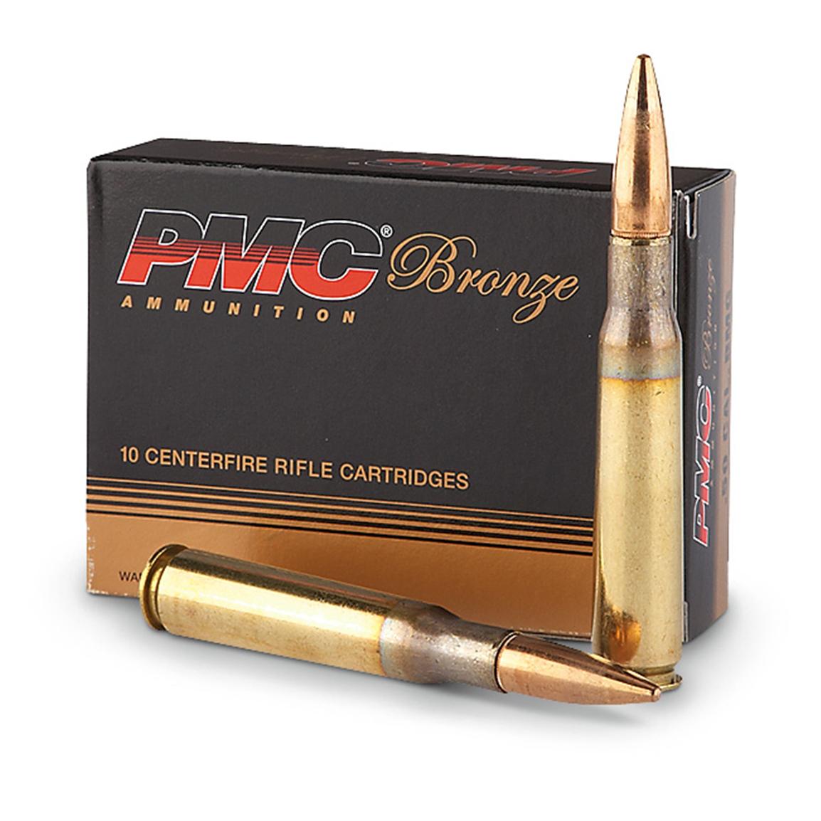 PMC, Bronze, .50 BMG, FMJ Boattail, 660 Grain, 100 Rounds