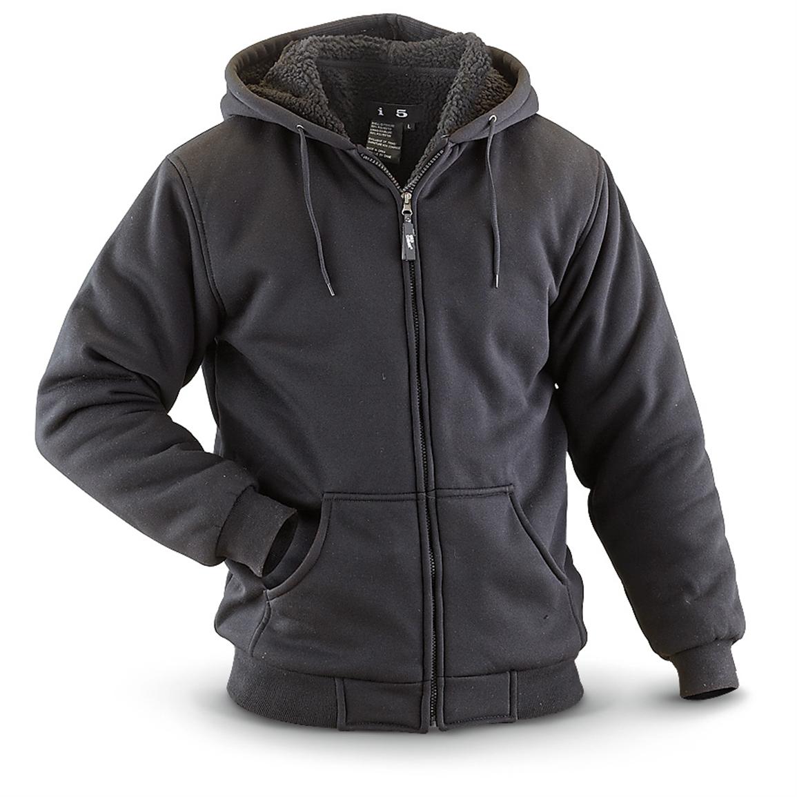 Cold Storage® Fleece - lined Hooded Sweatshirt - 223213, Sweatshirts ...
